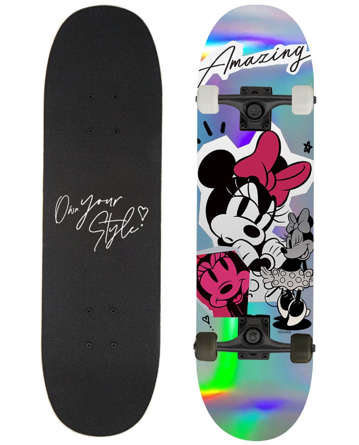 Skateboard Skateboard Perfekt für Gehwege & Parks 79x20x12 cm