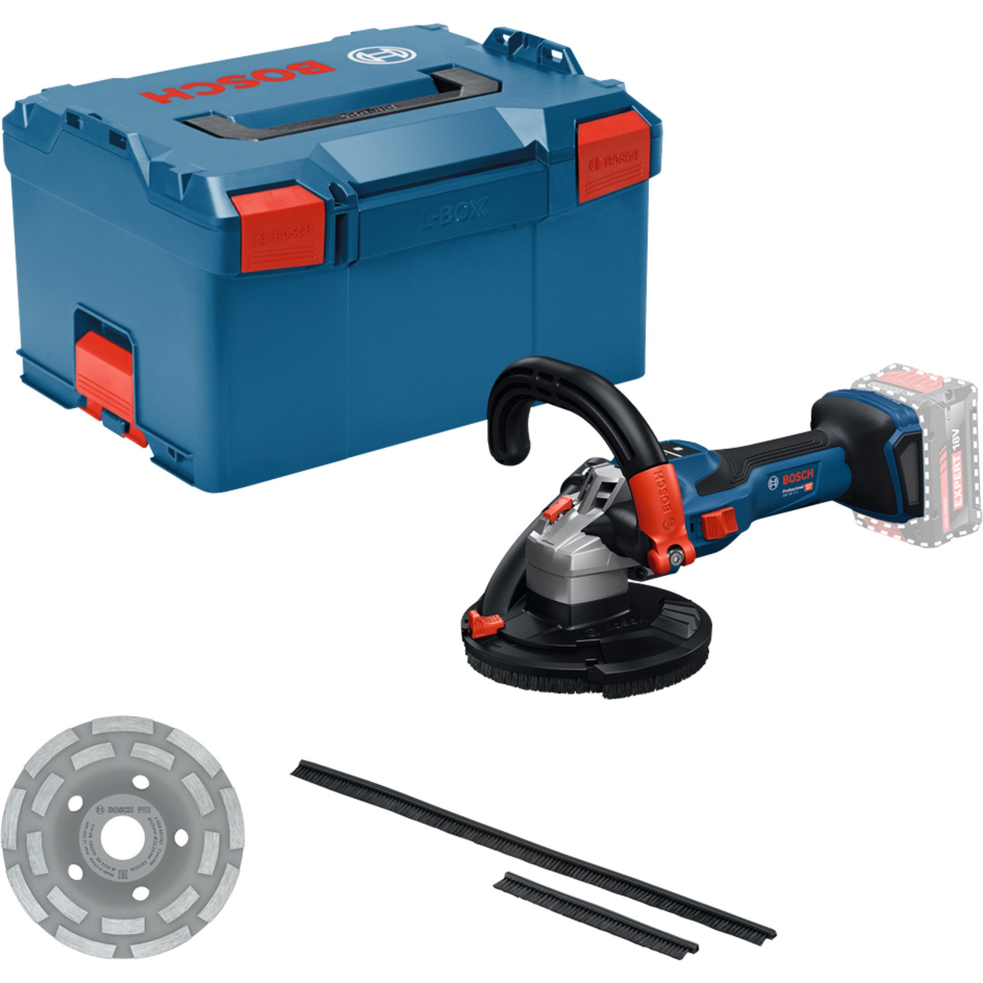 Bosch Professional Exzenterschleifer Bosch Professional Akku-Betonschleifer GBR 18V-15