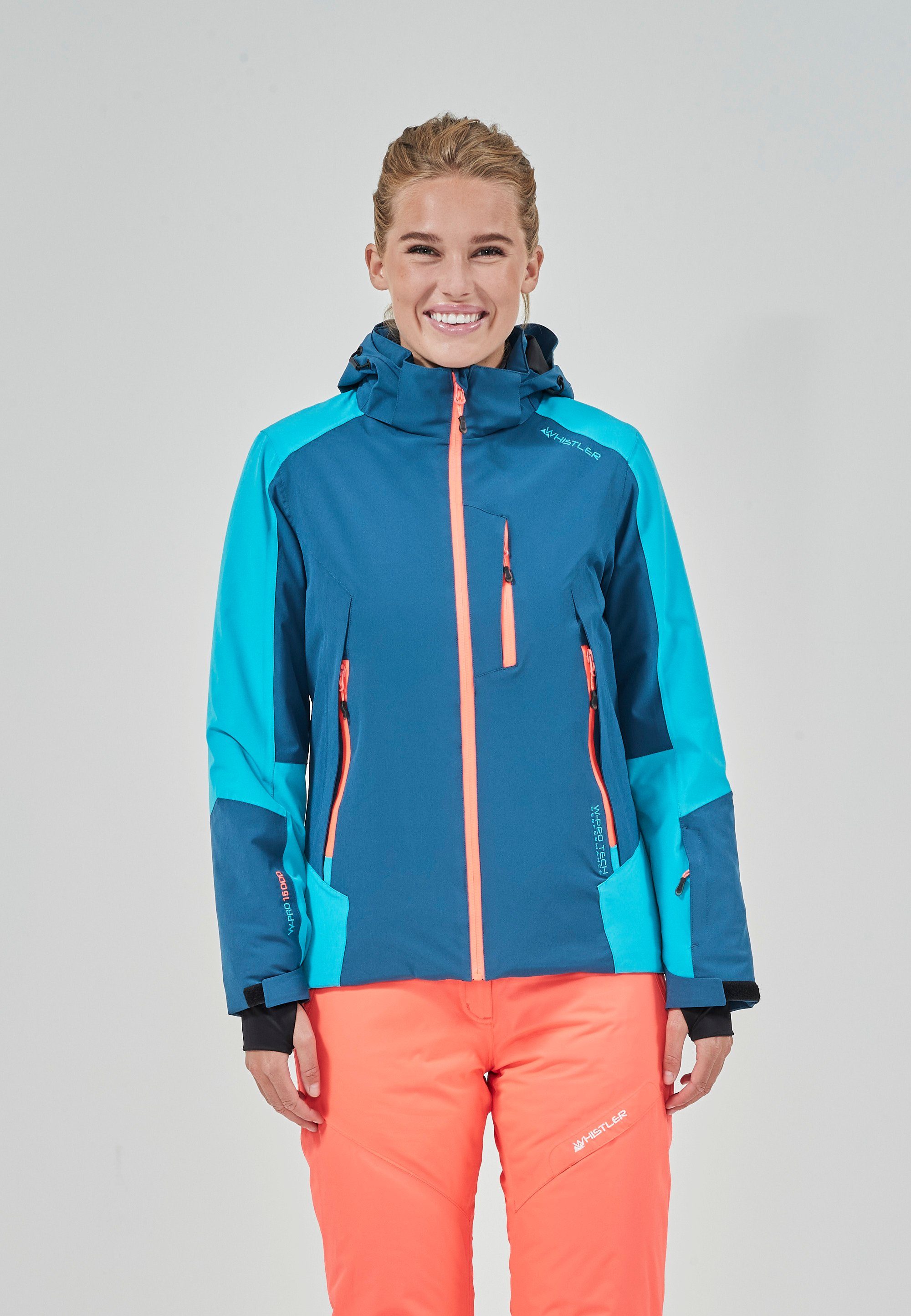 -und wasser Ski W W-PRO TYRAN Funktionsstretch Skijacke winddichter 15000 Jacket WHISTLER