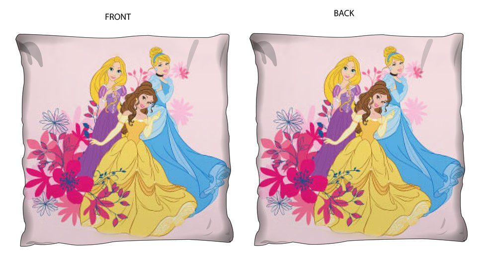 Disney Dekokissen Princess Kissen Dekokissen 40 x 40 cm