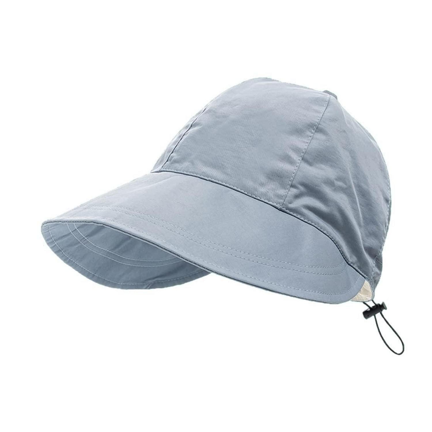 LuxusKollektion Sonnenhut Sonnenhut faltbar Damen atmungsaktiv 55-60 blau (1-St)