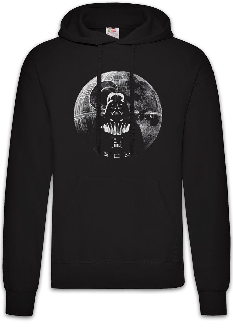 Urban Backwoods Hoodie Darth Moon Herren Hoodie Sterne Mond Star Vader Tie günstig online kaufen