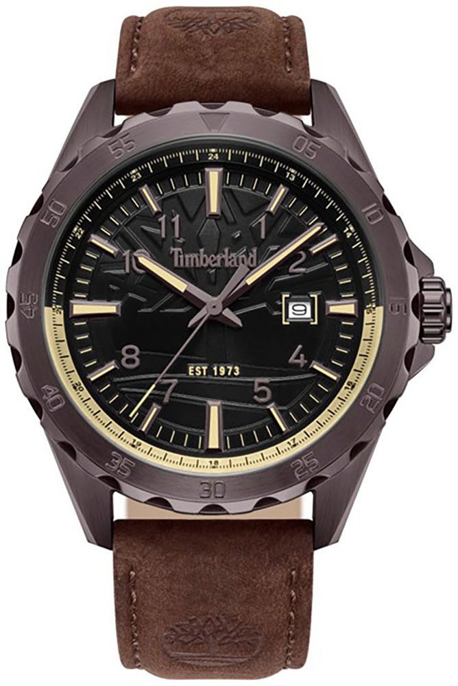 Timberland Quarzuhr DAY POND TDWGB0055802, Armbanduhr, Herrenuhr, Lederarmb günstig online kaufen