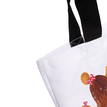 Mr. & Mrs. Panda Shopper Maus Kekse - Weiß - Geschenk, Winter, Schultasche, Tasche, Weihnachte (1-tlg), Individuelles Design