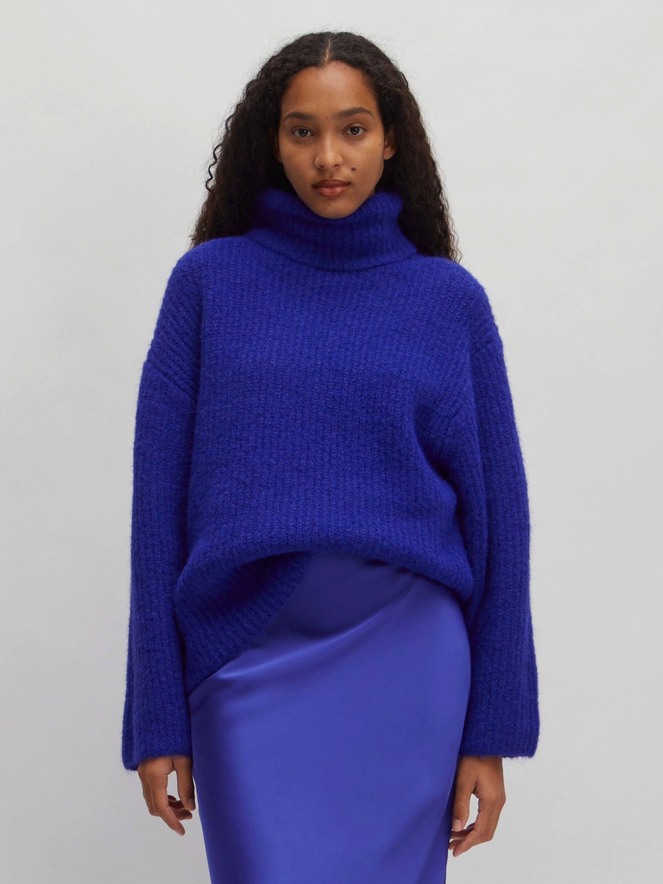 EDITED Rollkragenpullover Darla (1-tlg) Plain/ohne Details günstig online kaufen