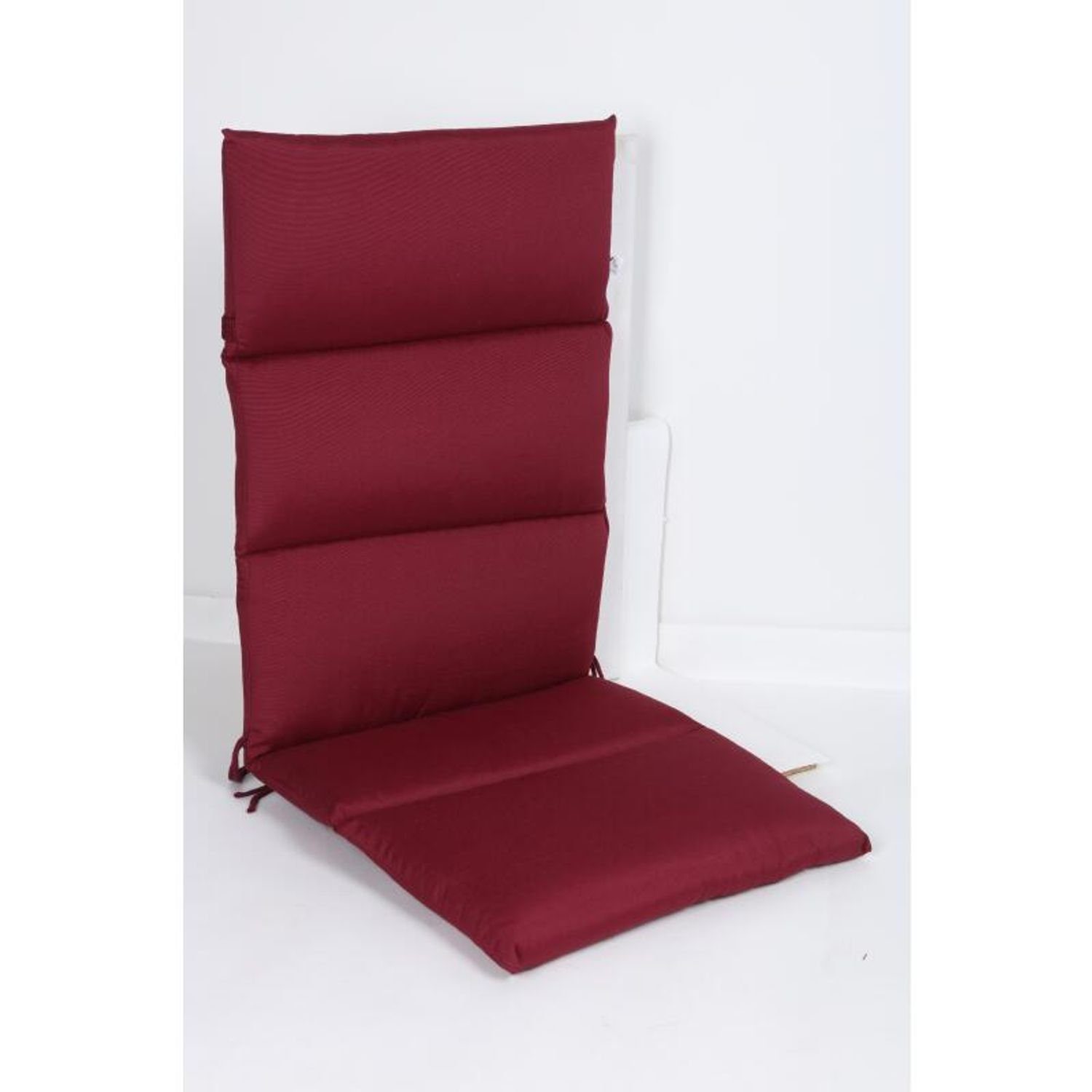 Bankauflage Negro Sessel Rollstepp-Hochlehner-Auflage Gartenstuhl 4x BURI Sitzkissen