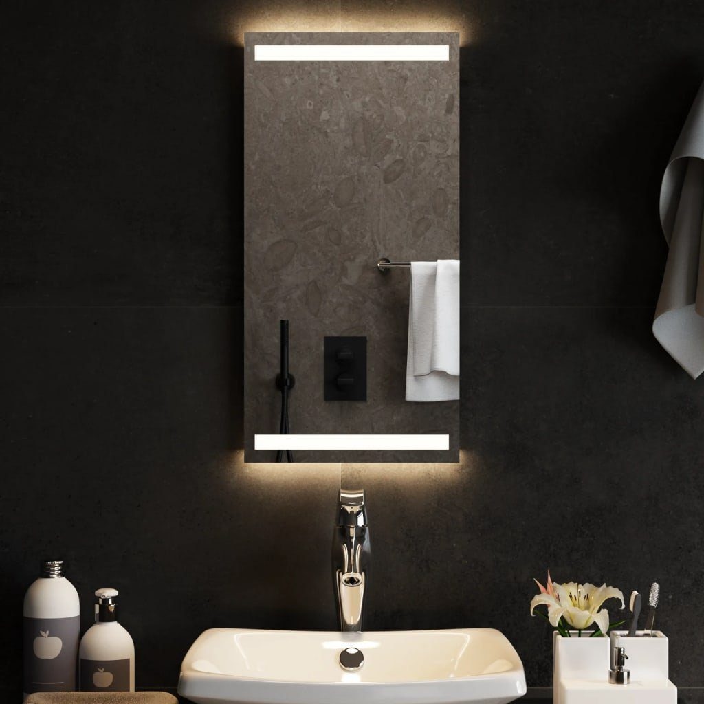 furnicato Wandspiegel LED-Badspiegel 30x60 cm