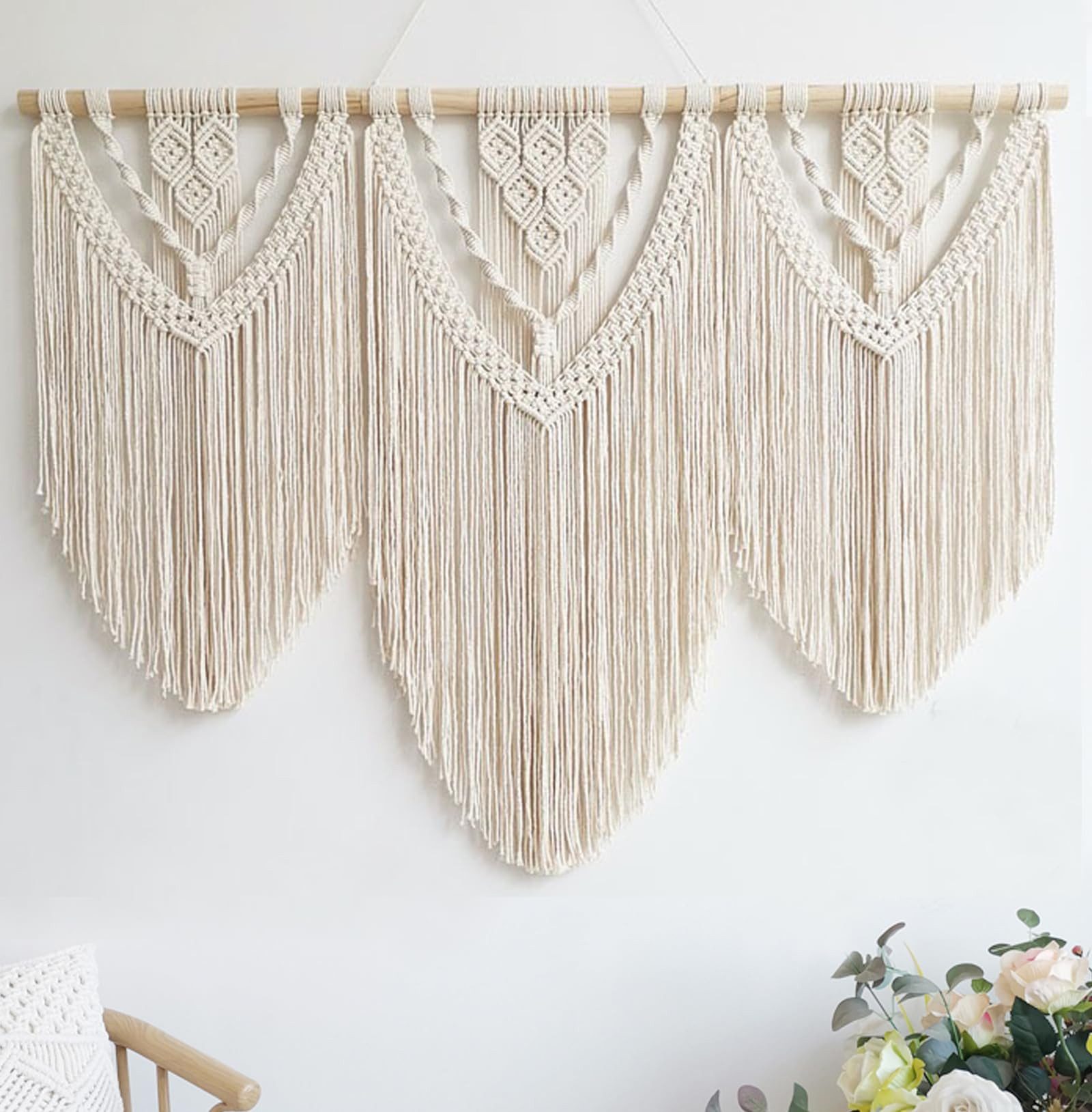 Coonoor Wanddekoobjekt Boho Deko-Makramee Wandbehang, Elegante günstig online kaufen