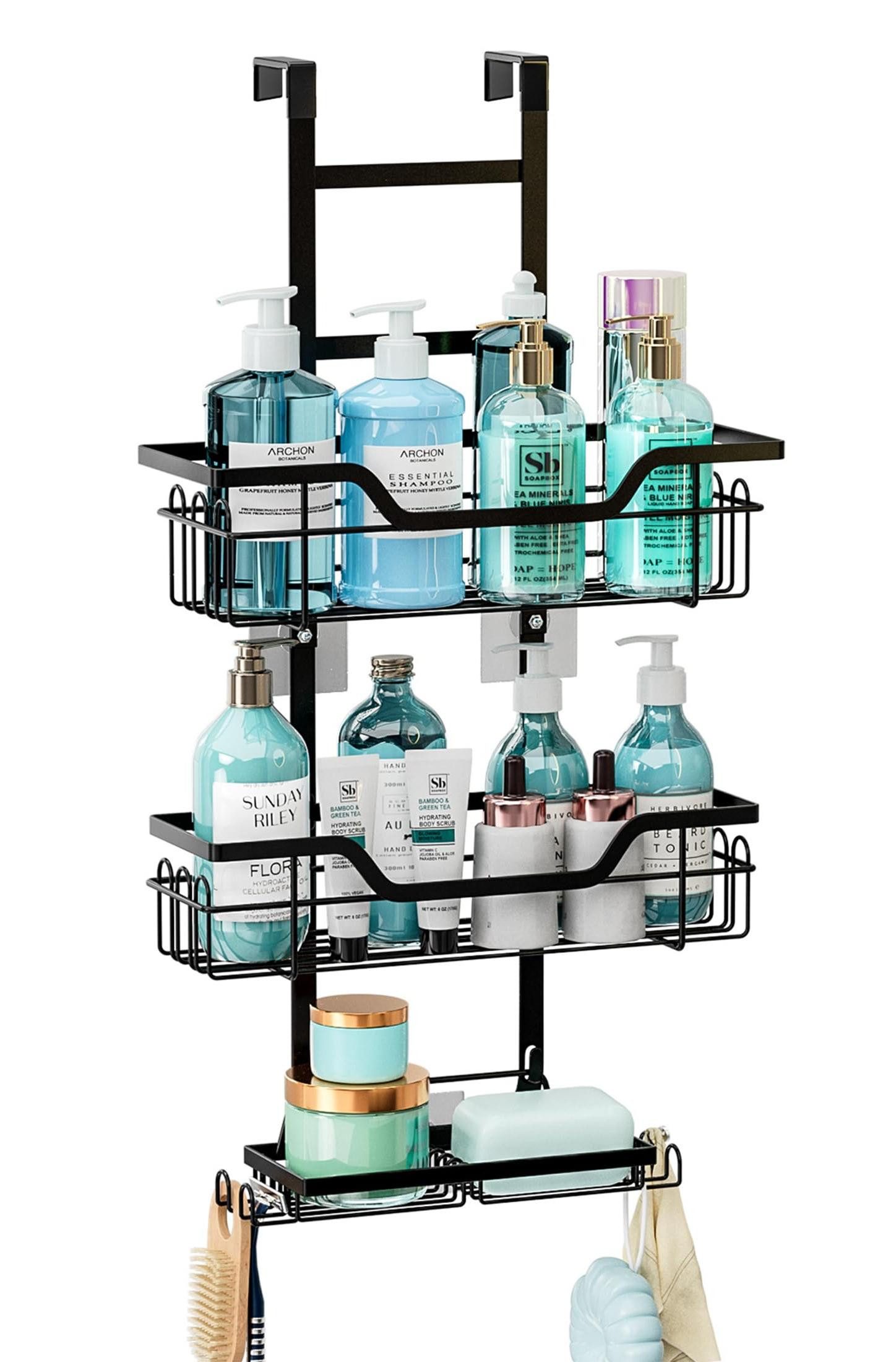 SURFOU Duschregal Duschablage zum Hängen – 3-stufiger Duschkorb mit Seifenh günstig online kaufen