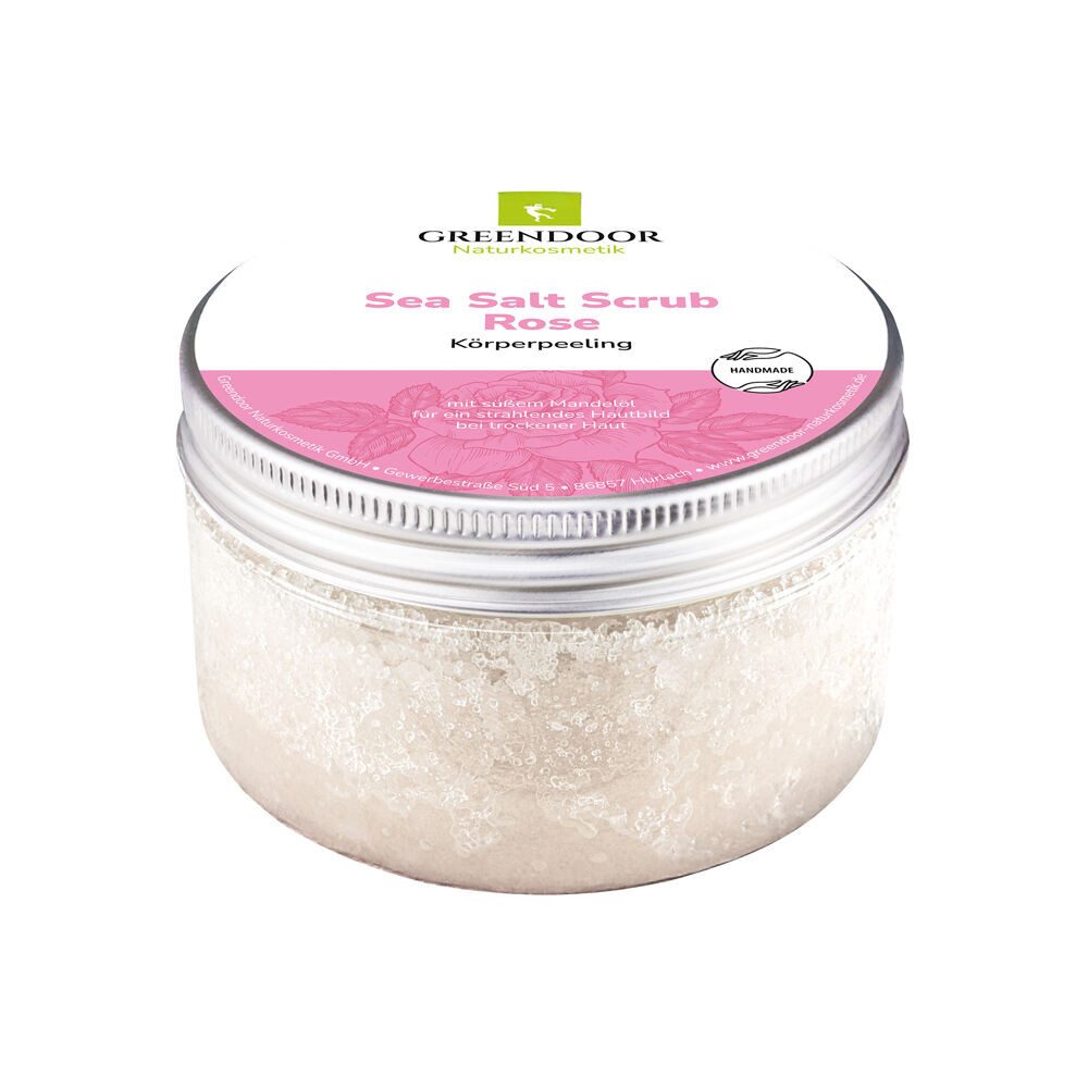 GREENDOOR Körperpeeling Sea Salt Scrub Rose
