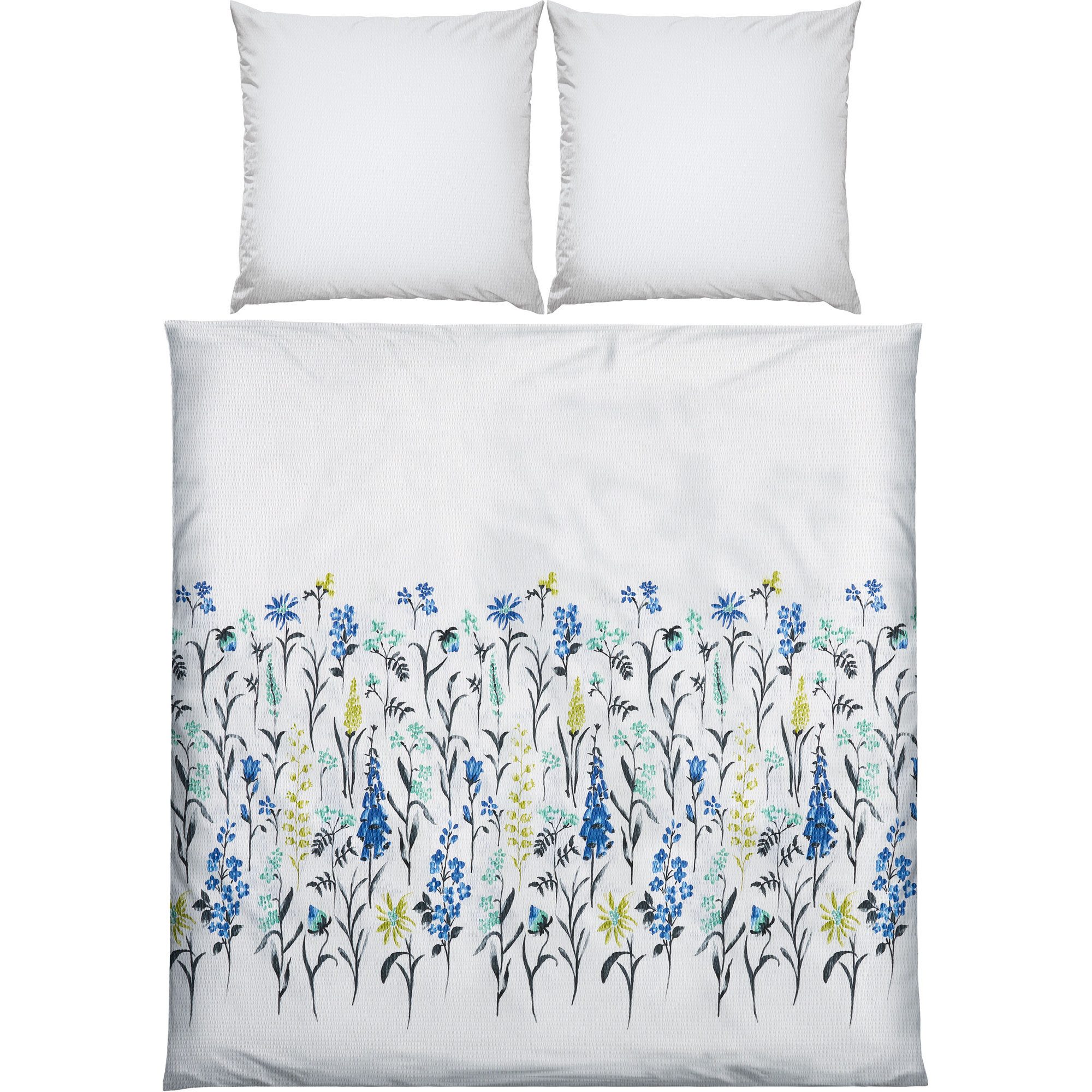 Erwin Müller Bettwäsche Bettwäsche, Seersucker, Blumen günstig online kaufen