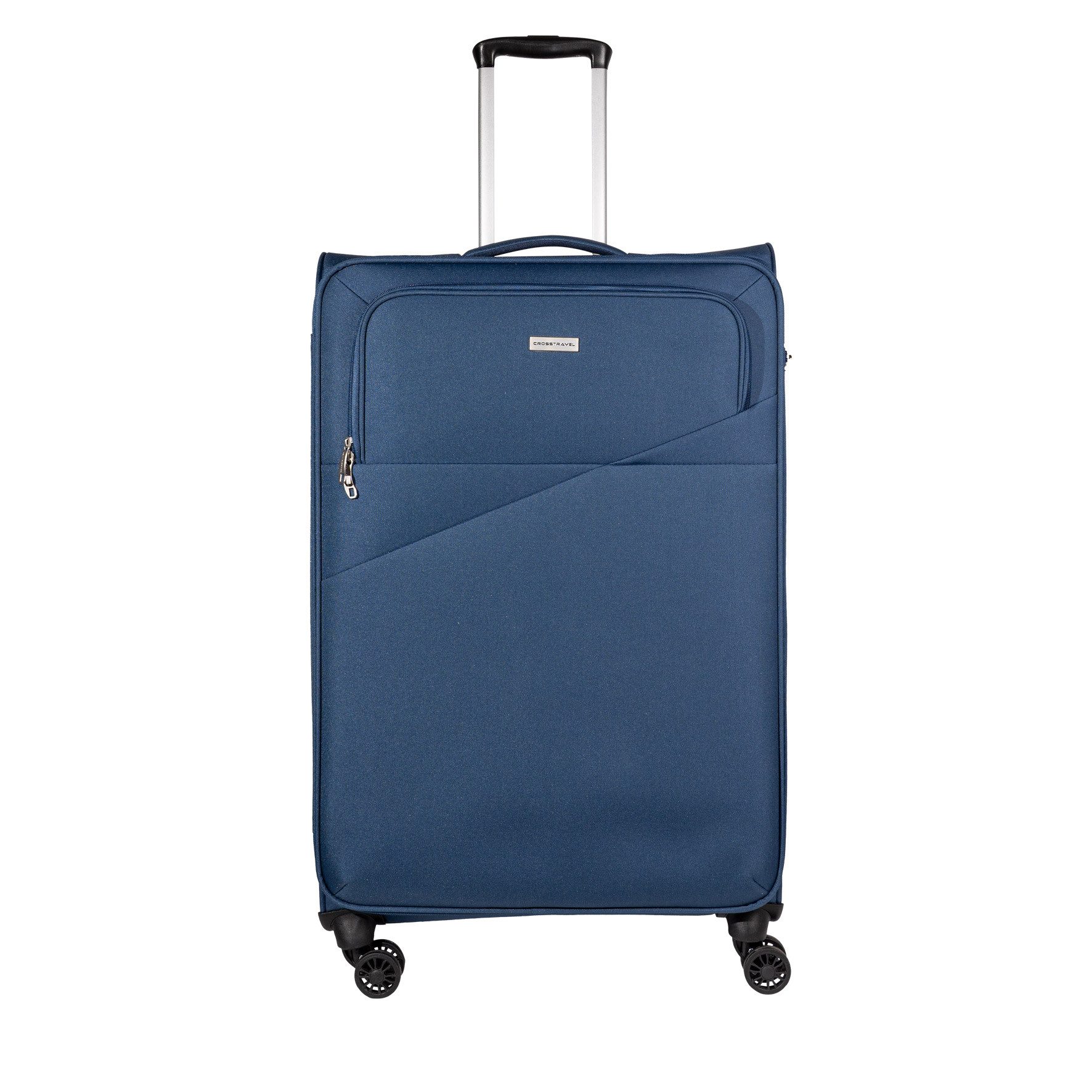 Crosstravel Kofferset Madison, 4 Rollen, (3 tlg., Weichgepäck Trolley Set), Superleichte Konstruktion