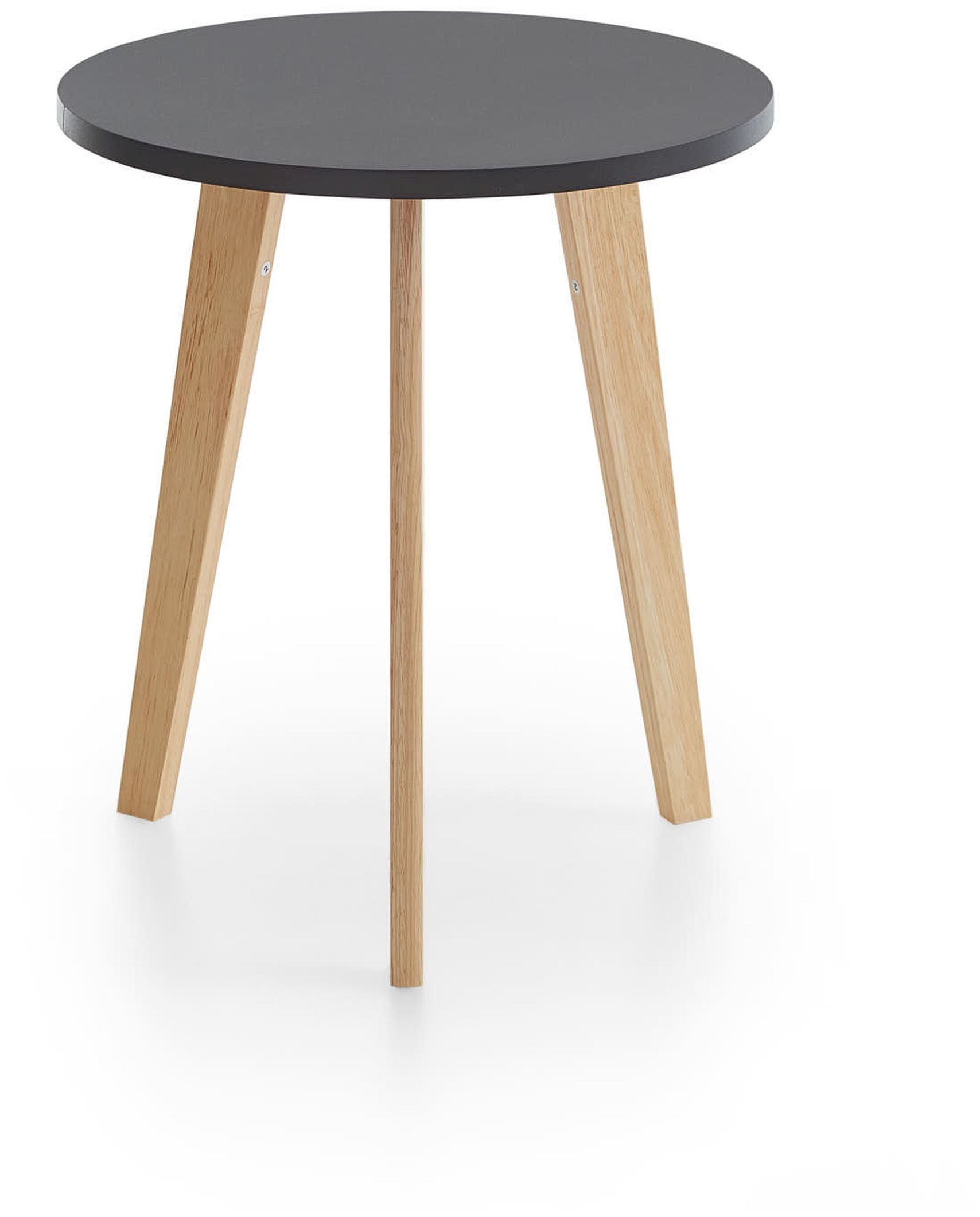xonox.home Couchtisch, in schwarz/Pinienholz B/H/T ca.: 50 x 45,8 x 50 cm