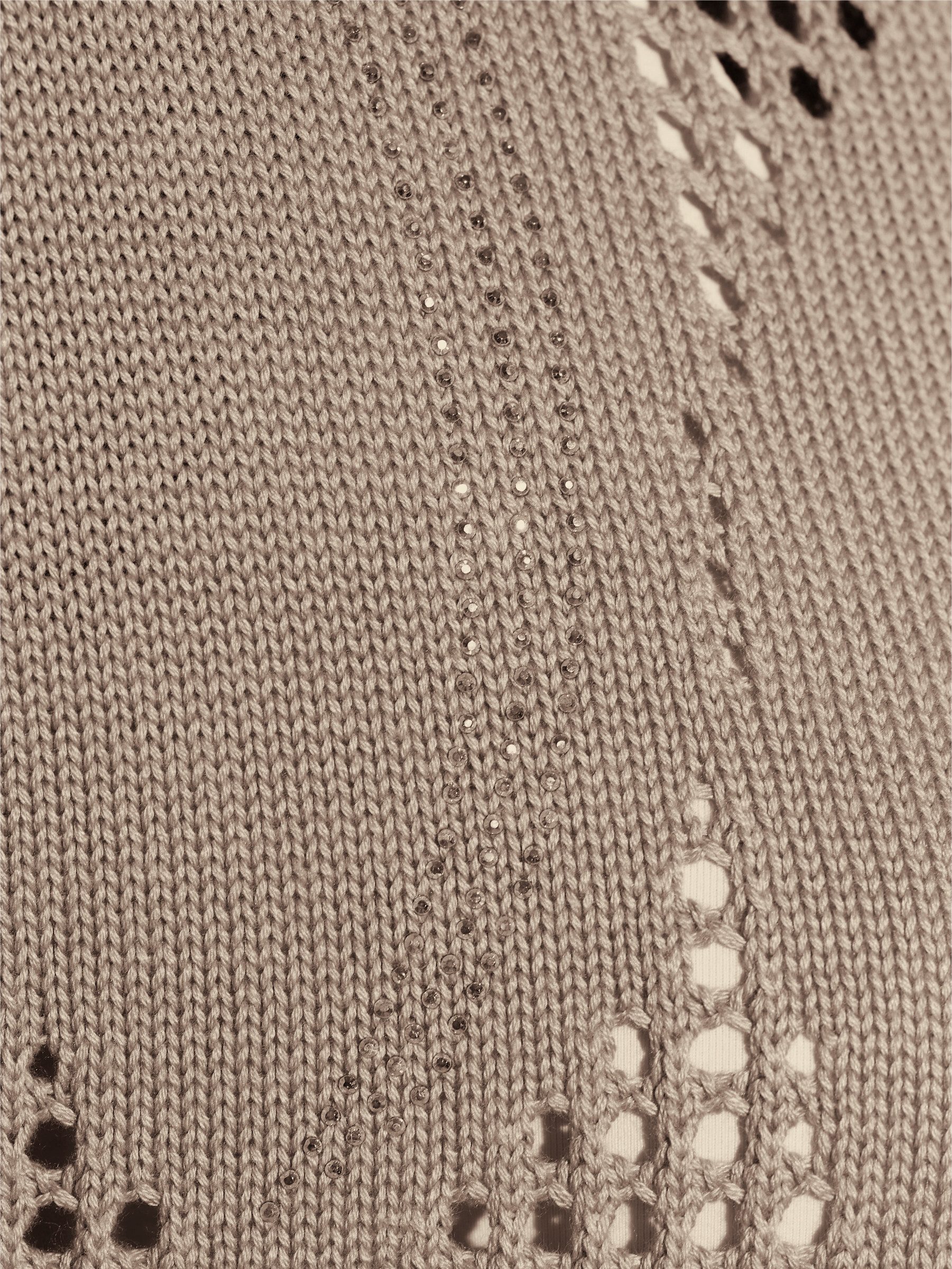 creation L Strickpullover Pullover 3/4-Arm Ajour, Jersey