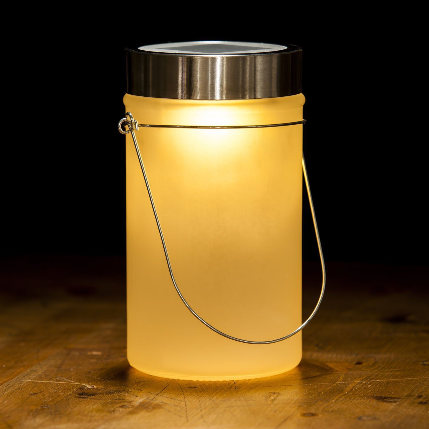 Goods+Gadgets LED Solarleuchte Sonnenlampe Solar Lampe im Einmachglas, Sola günstig online kaufen