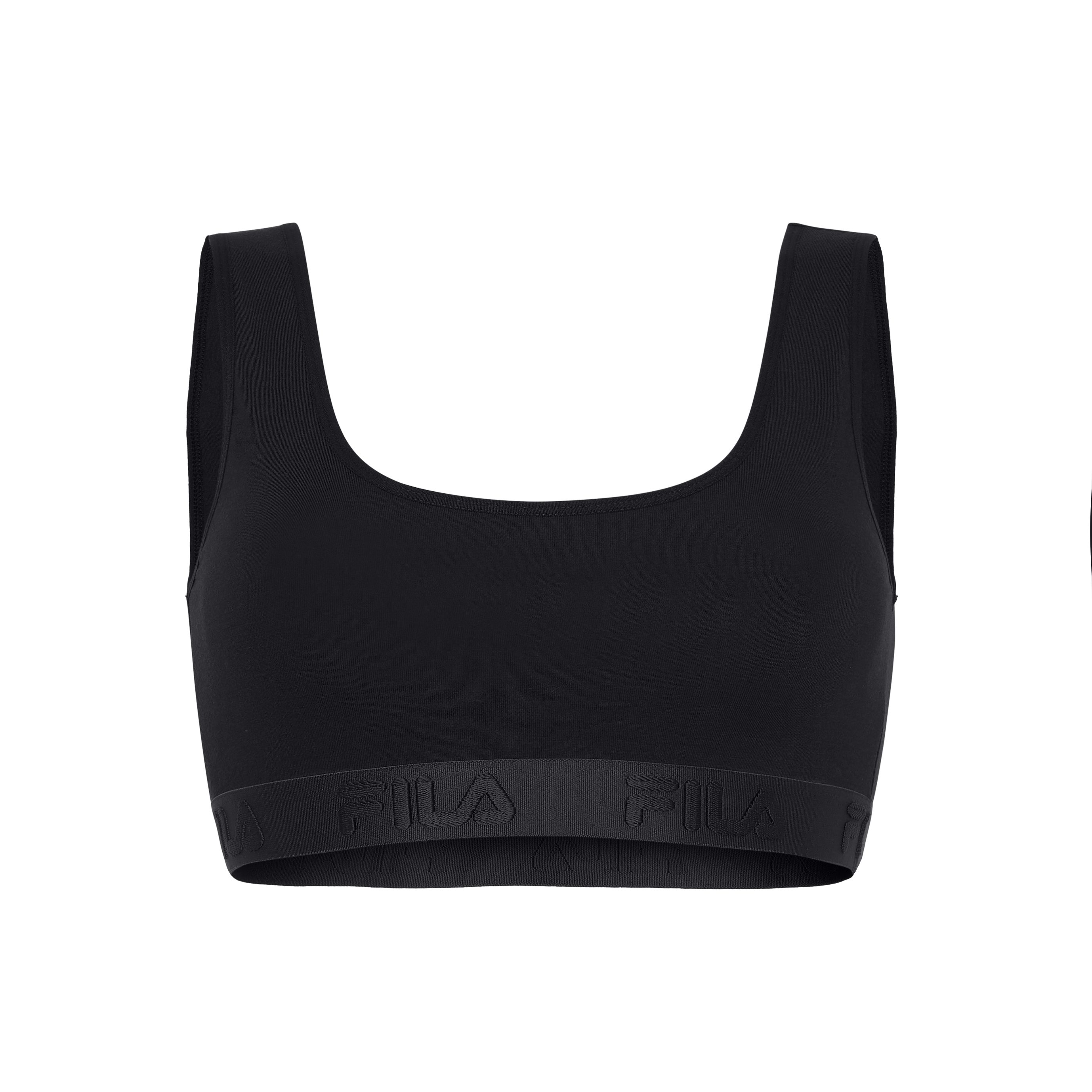 Fila Bügelloser BH (2er Pack) elastisches Unterbrustband, Baumwollmix