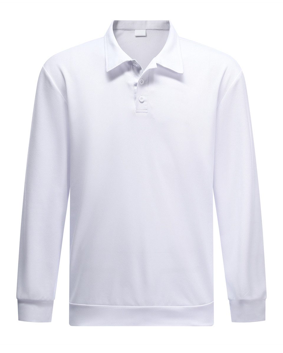 Allthemen Poloshirt Regular Fit Langarm-Poloshirt mit Polokragen günstig online kaufen