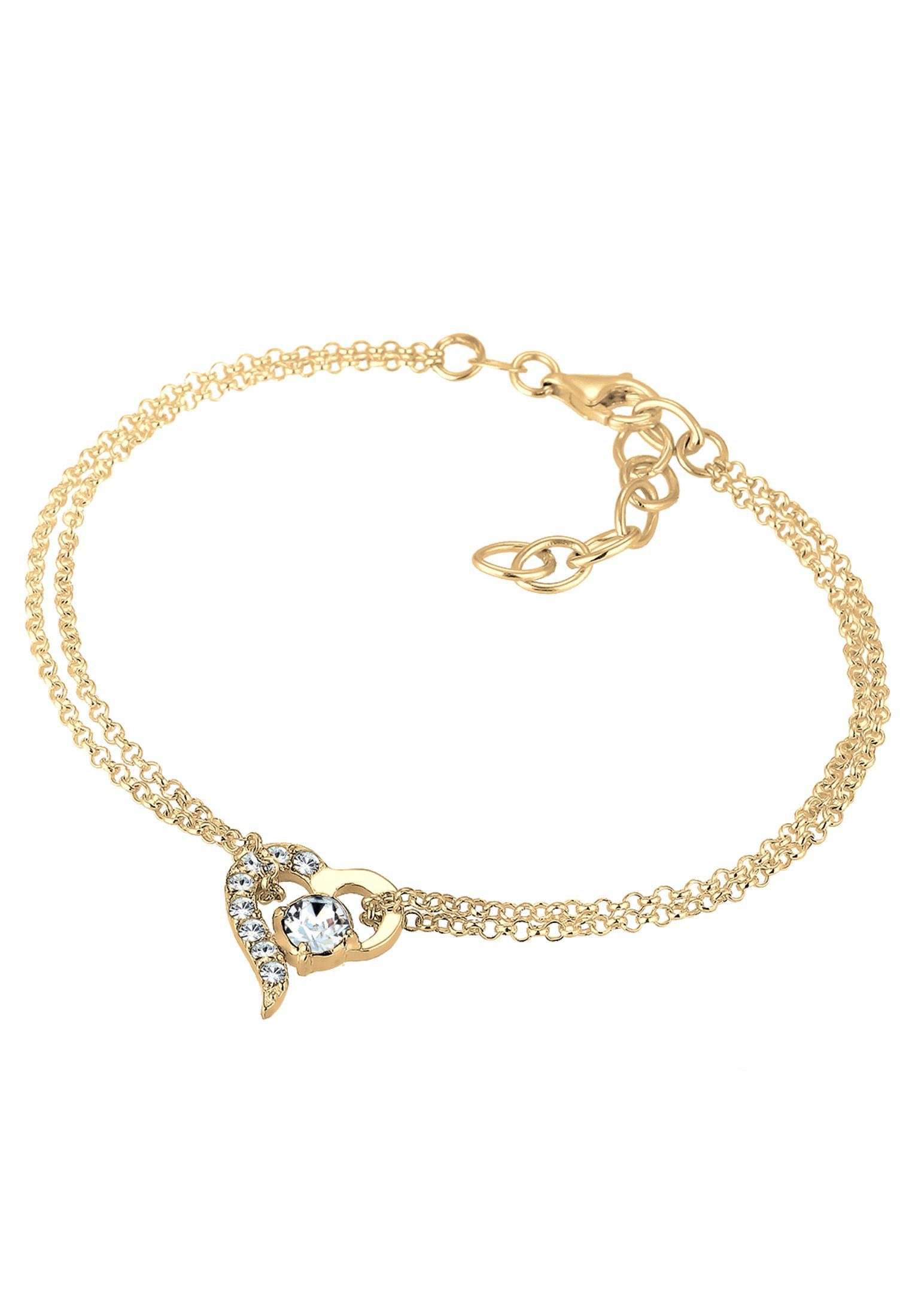 Elli Armband Herz Liebe Kristalle 925 günstig online kaufen