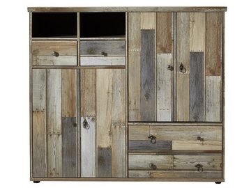 möbelando Garderoben-Set Britta, 305 x 188 x 40 cm (B/H/T)