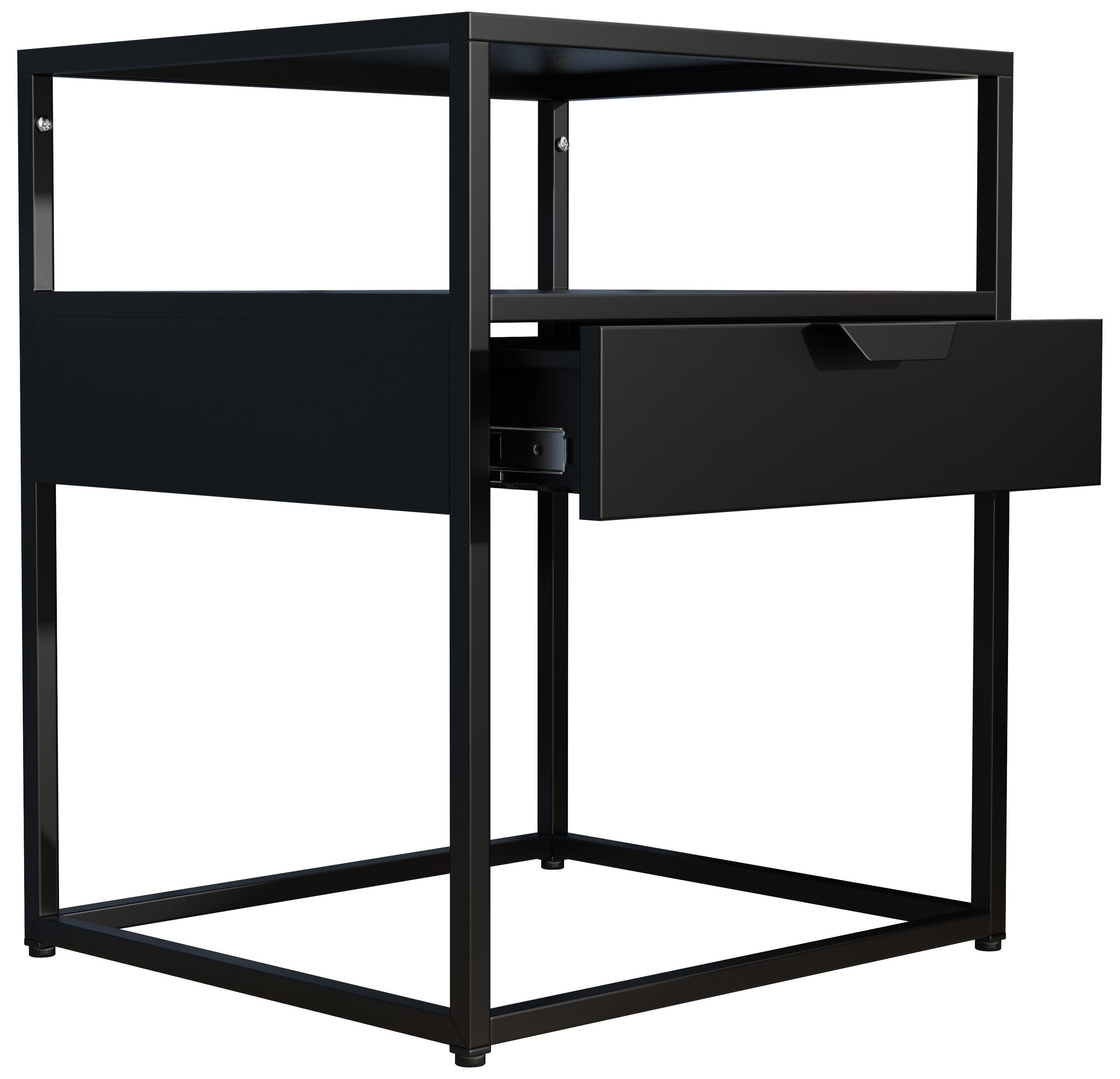 VCM Nachttisch Metall Nachttisch Beistelltisch Schublade Flokas M günstig online kaufen