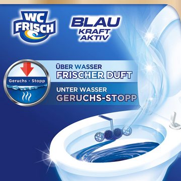 WC Frisch Kraft Aktiv Blauspüler Chlor WC-Reiniger (Duo-Pack, [2-St. Duftspüler für extra Frische & sichtbare Reinigung)