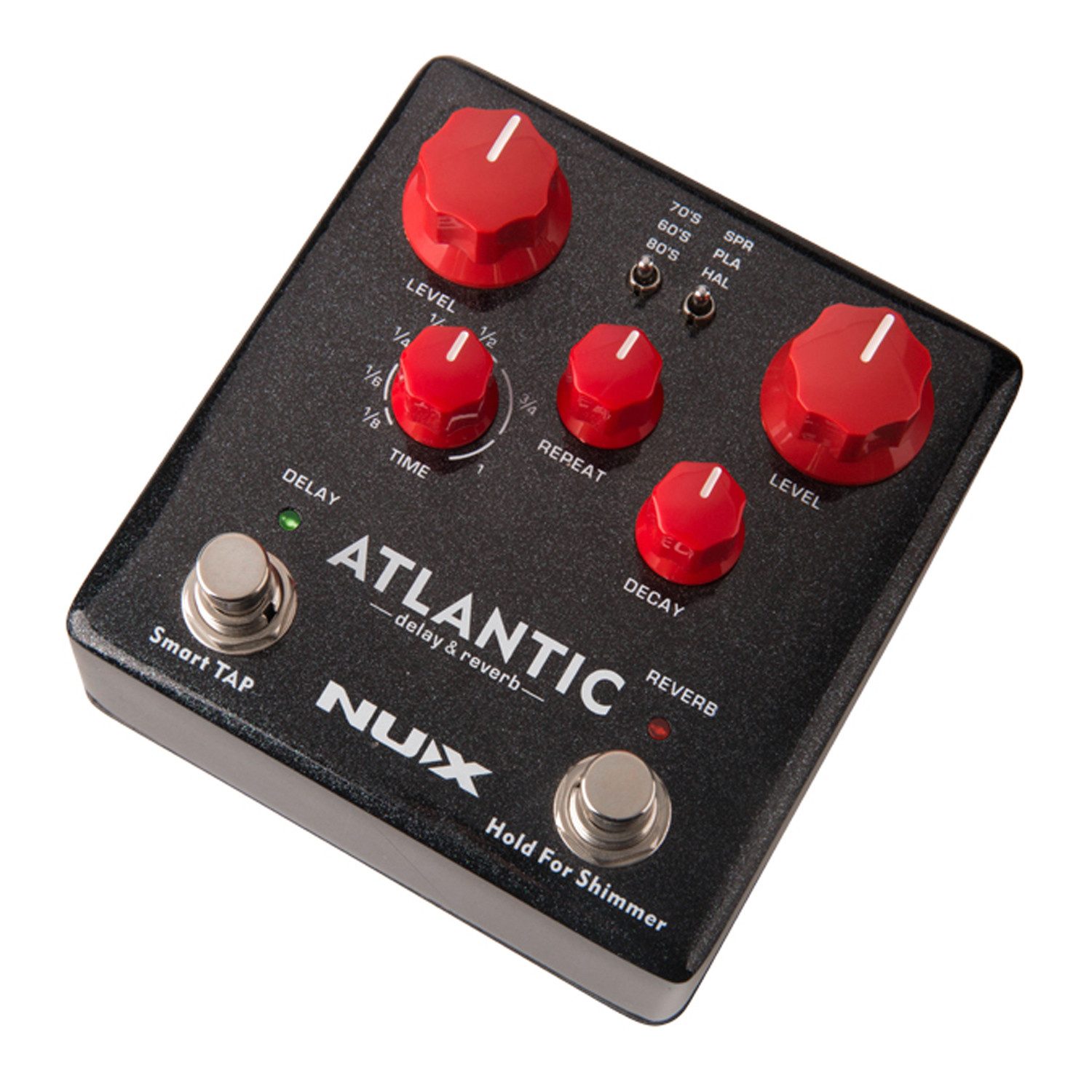 Nux E-Gitarre NUX Effektgerät NDR-5 Atlantic Delay und Reverb-Pedal, Effektgerät, Delay, Reverb, Pedal