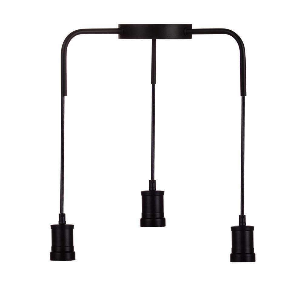 LUXULA LED Pendelleuchte LUXULA Pendelleuchte 24W 3000K Warmweiß Esstisch Dimmbar Schwarz