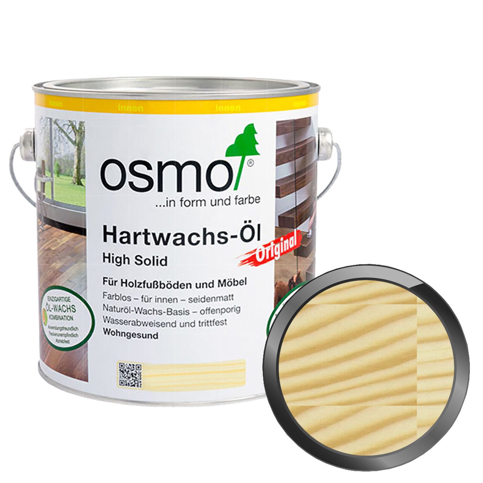 osmo Hartwachsöl Hartwachs-Öl Original 2,5 LTR