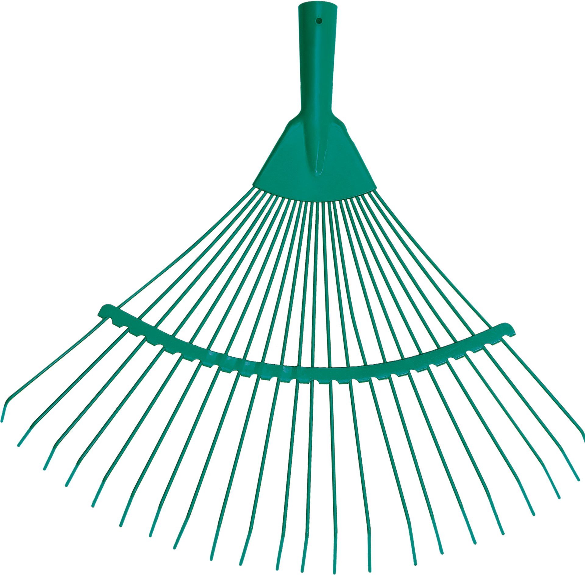TRIZERATOP Gartenrechen Draht-Laubrechen, 22 Zinken, Metall, ohne Stiel, (Draht-Laubrechen, 22 Zinken, Metall, ohne Stiel)