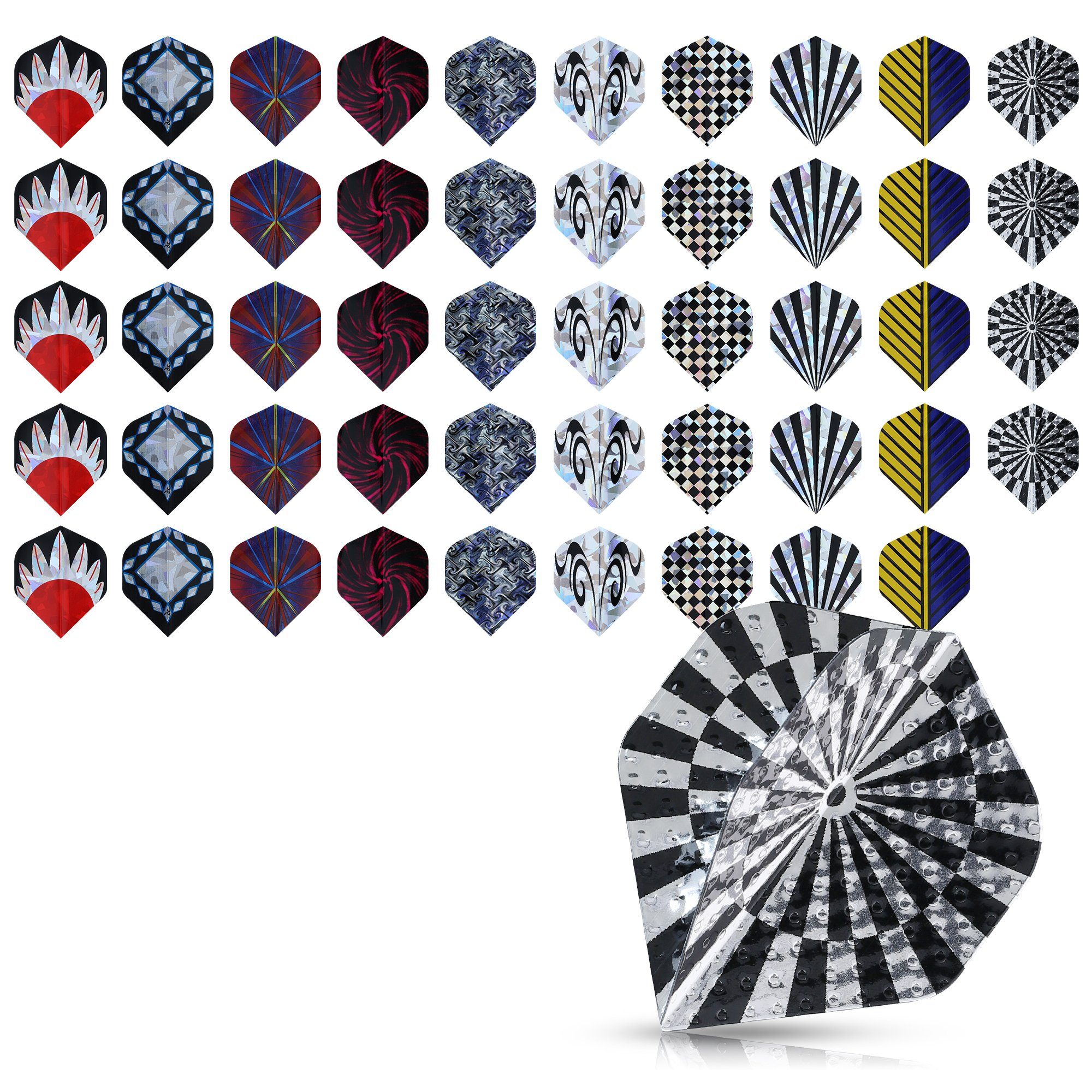 Dart-Flights 50x Ersatz Dart Flights
