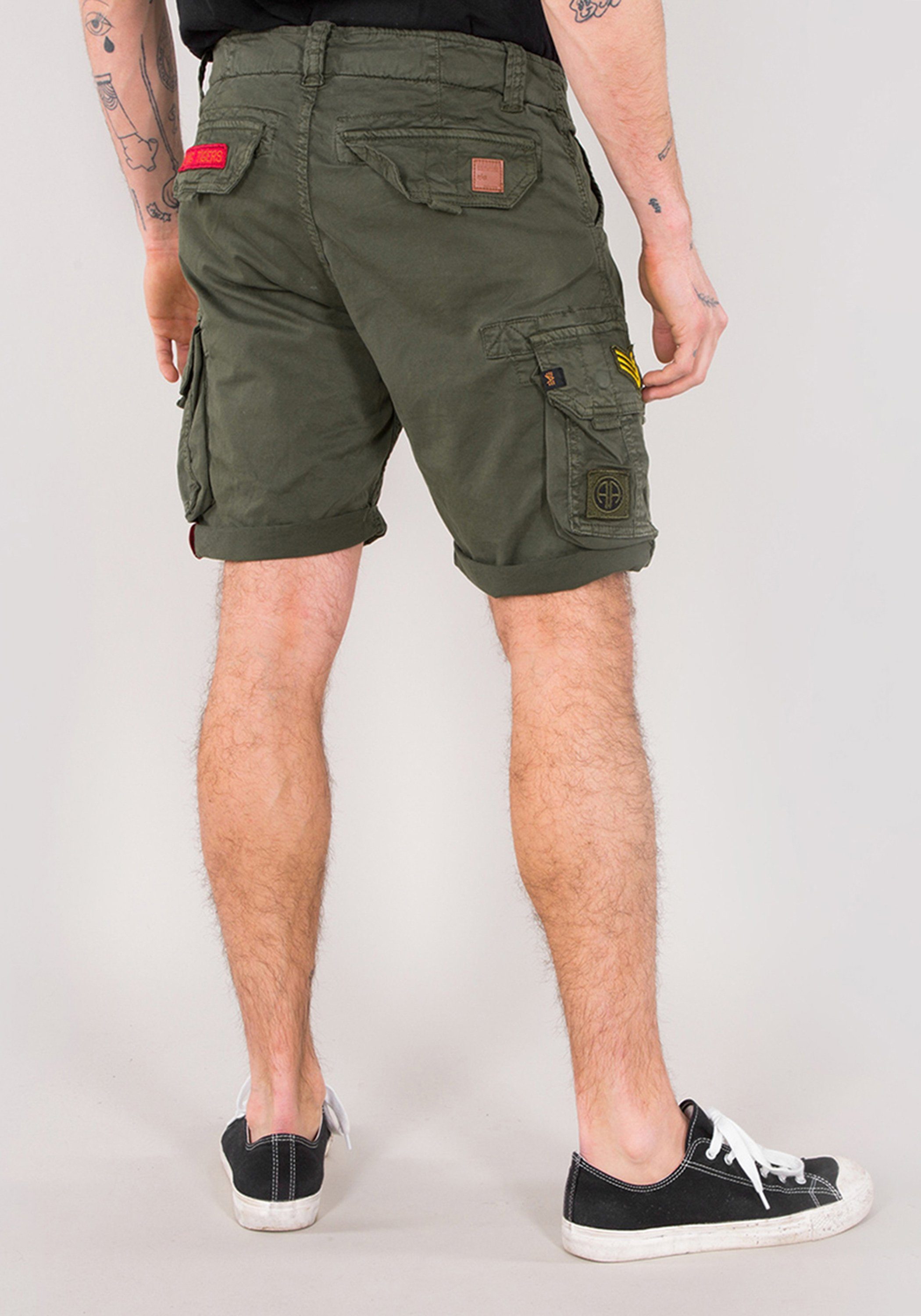 Shorts Patch - Industries Industries Men Crew dark Alpha Shorts Alpha olive Short