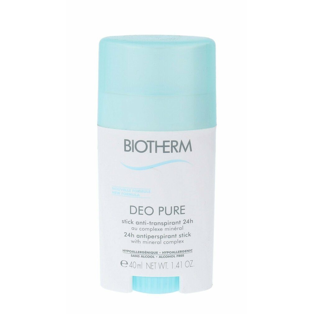 BIOTHERM Deo-Roller Deo Pure Antiperspirant Stick 48H