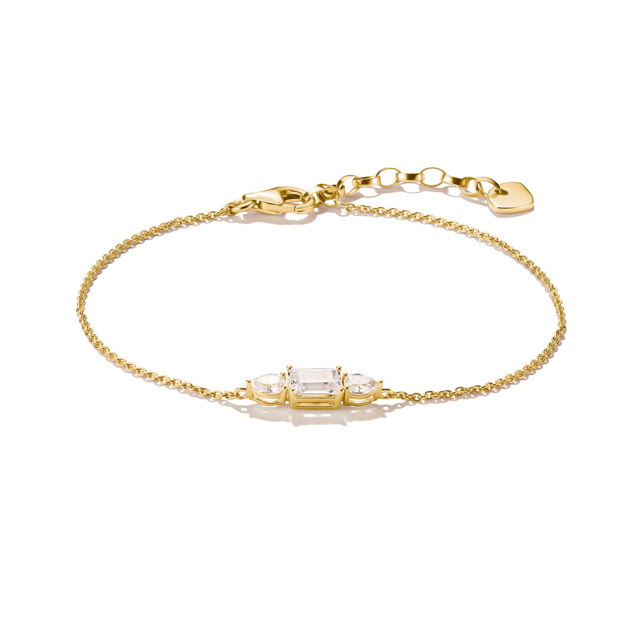 THOMAS SABO Armband Bold Elegance Armband mit funkelnden Zirkonia, mit Zirkonia (synth)