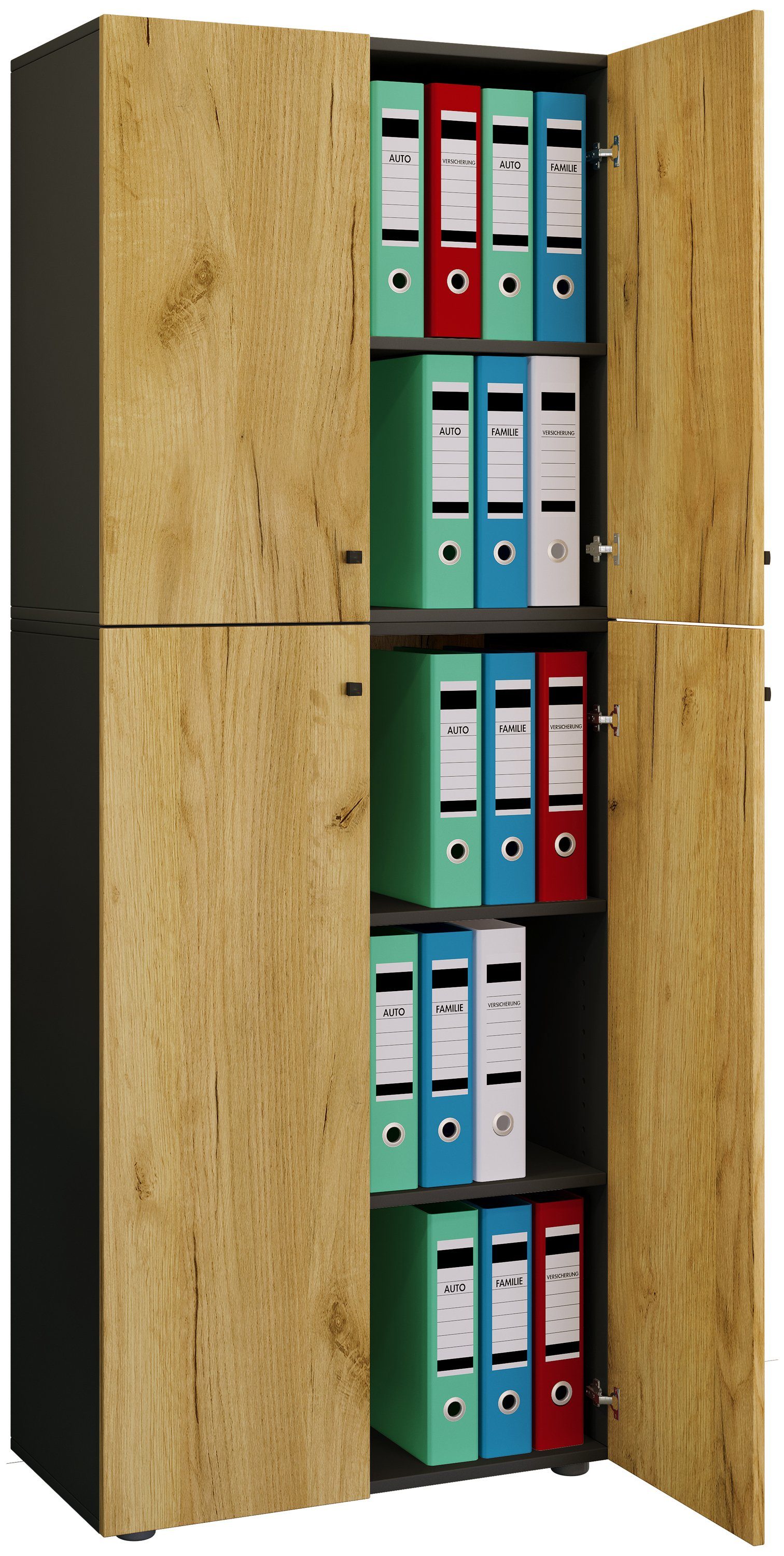 VCM Aktenschrank Büroschrank Bücher Ordner Aktenschrank günstig online kaufen