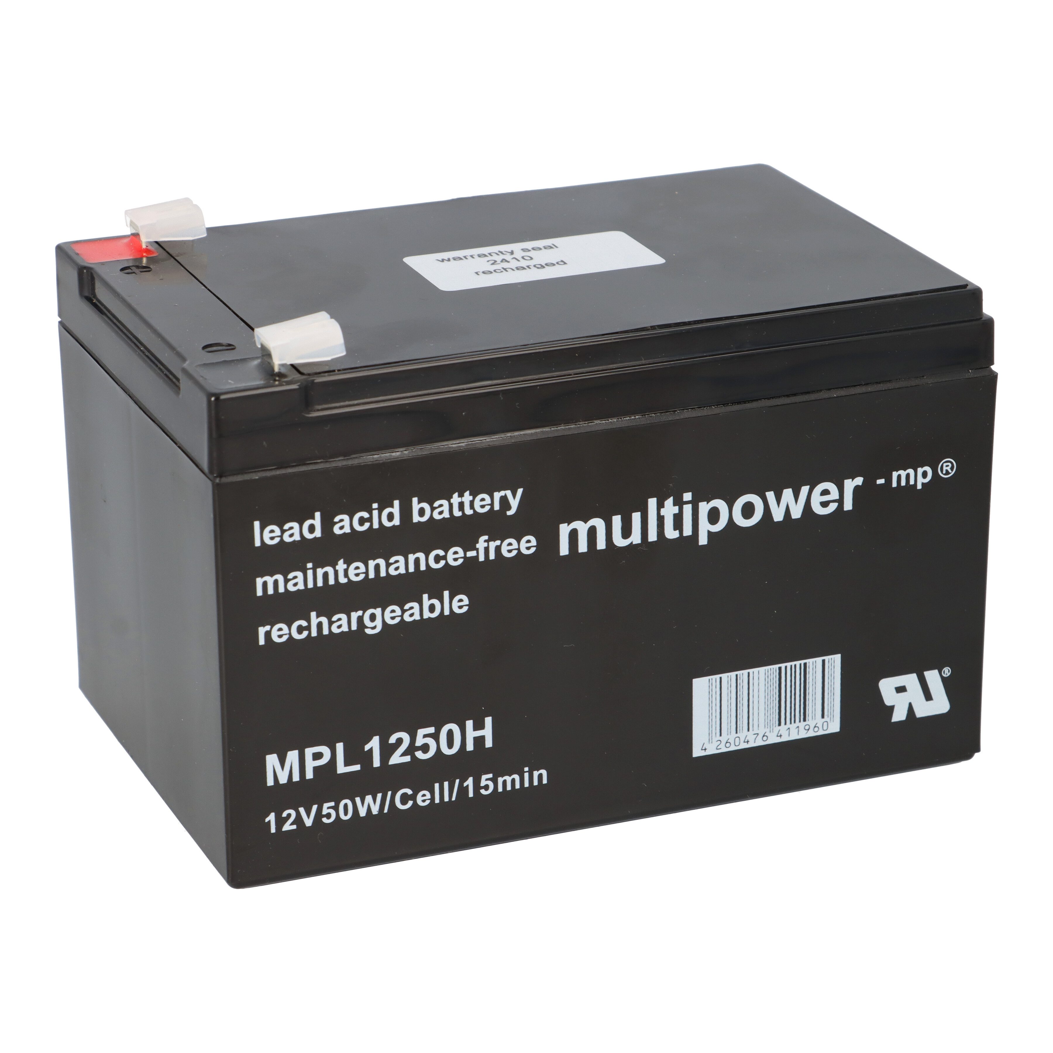 Multipower Multipower Blei Akku MPL1250H AGM Hochstrom 12V 14Ah Bleiakkus