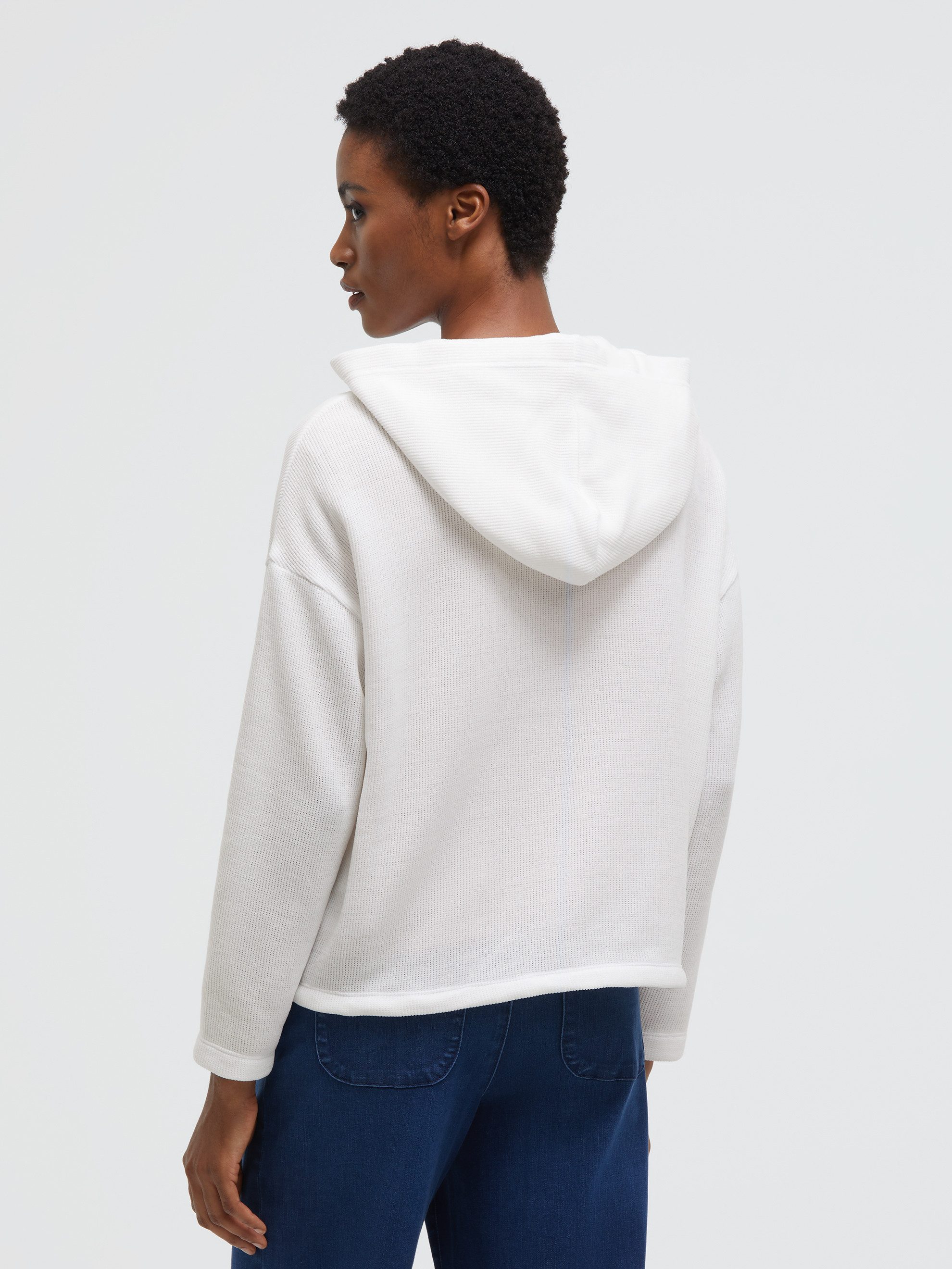 SOCCX Kapuzensweatjacke mit Bindeband am Saum – Bild 5 von 5
