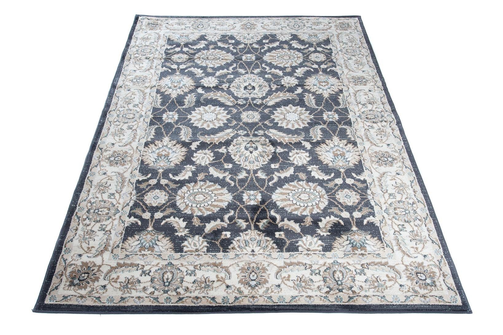 Orientteppich Oriente Teppich - Traditioneller Beige, Fußbodenheizung, für 300 400 Orient Schwarz x Pflegeleicht, Teppich Geeignet cm, Wohnzimmerteppich Mazovia