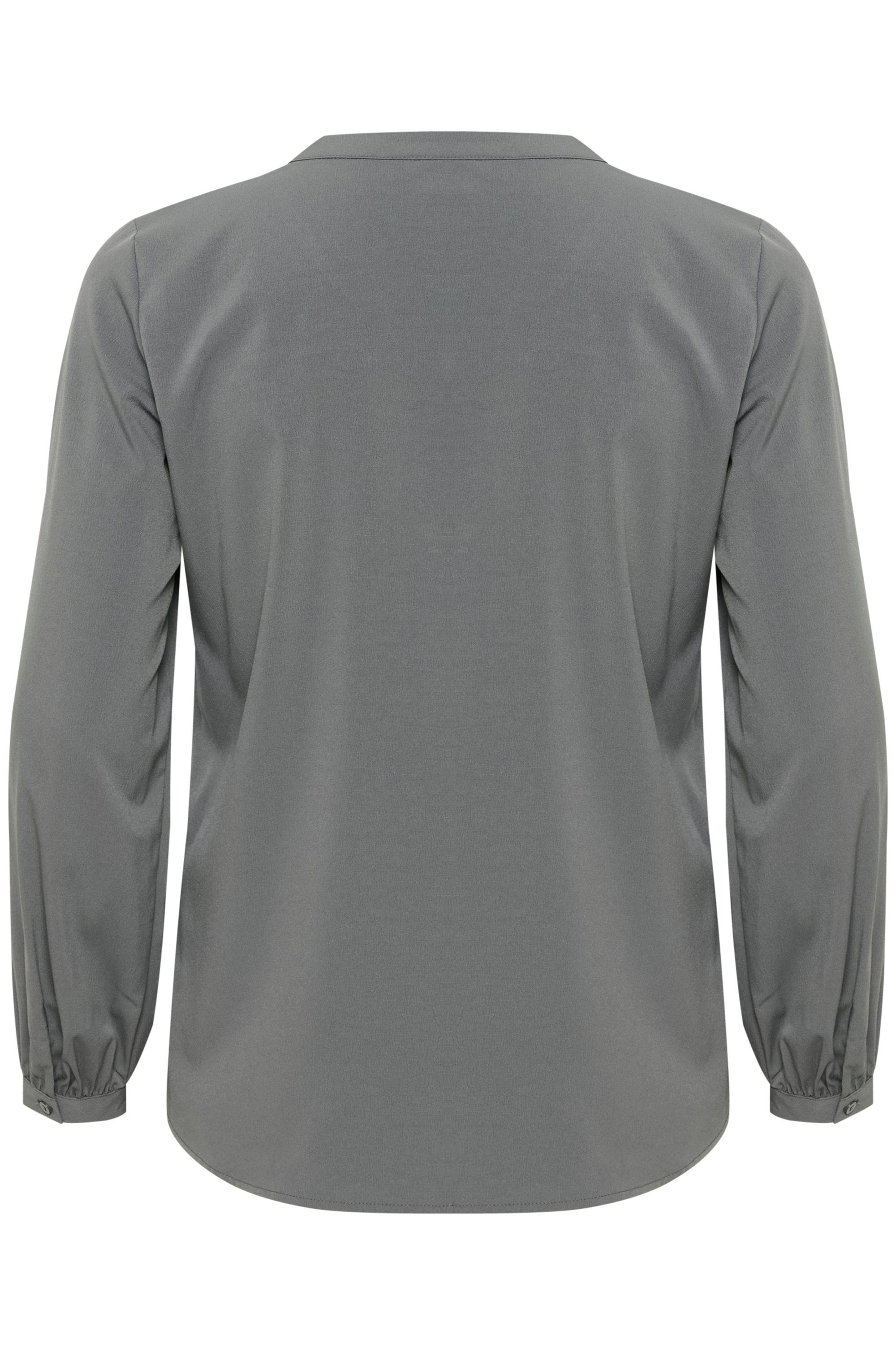 KAFFE Curve Langarmbluse Langarm-Bluse KCjanna Große Größen