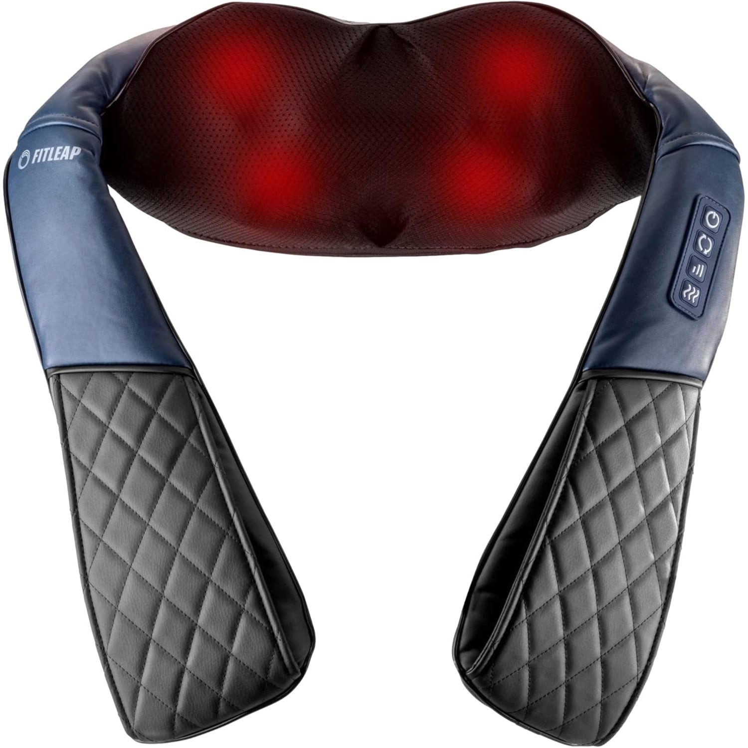 Fitleap Nacken-Massagegerät Nacken-Rücken-Schulter-Massagegerät, Shiatsu Massagegerät für Muskels…, Ergonomische Massageköpfe, Infrarot-Wärmefunktion
