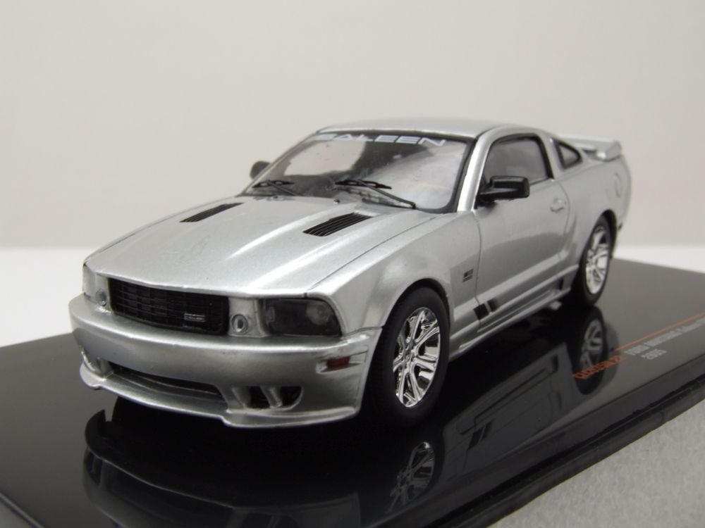 ixo Models Modellauto Ford Mustang Saleen S281 2005 grau metallic Modellauto 1:43 ixo models, Maßstab 1:43