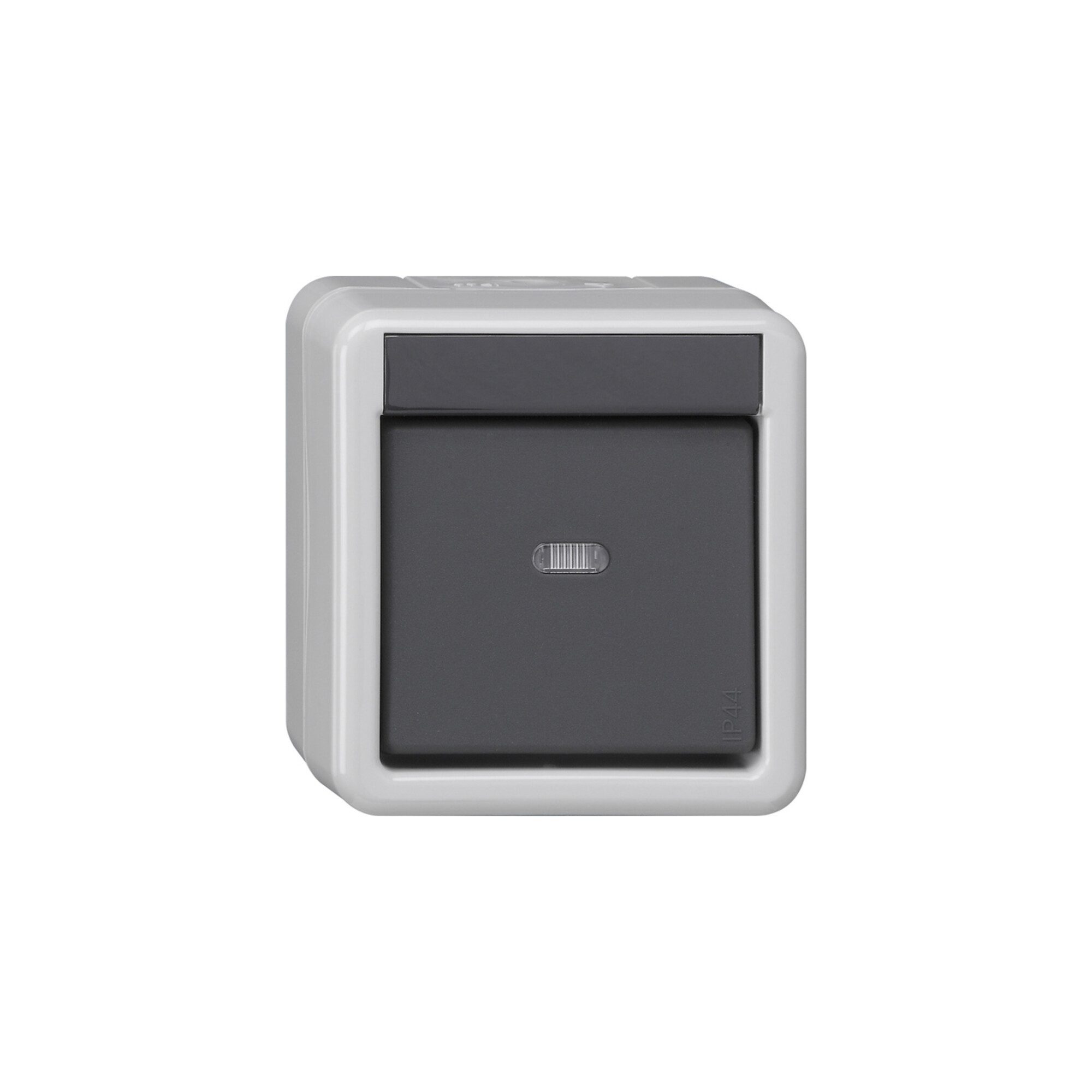 GIRA Gira KNX Taster BA 1fach grau AP 1Punkt 515130 Wandtaster