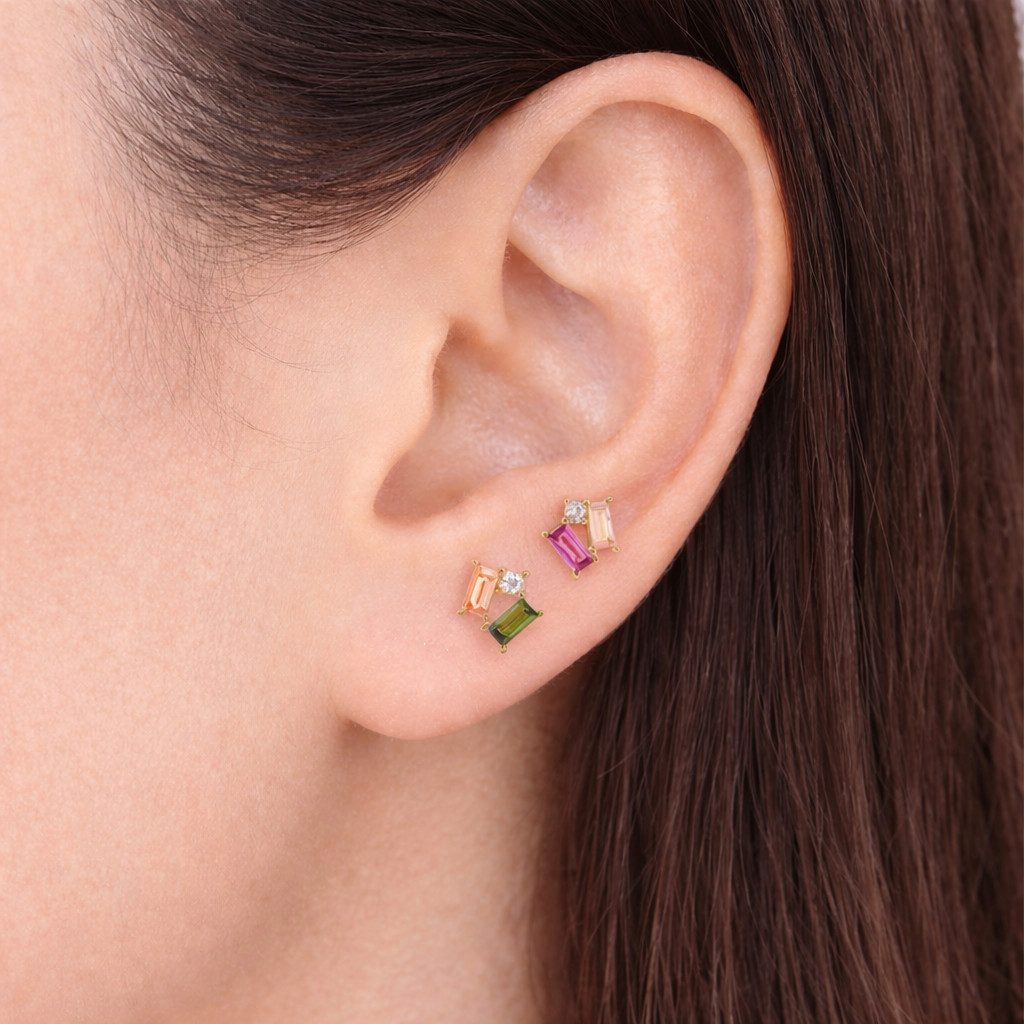 Cala Rose Paar Ohrstecker COLOR BLOCK