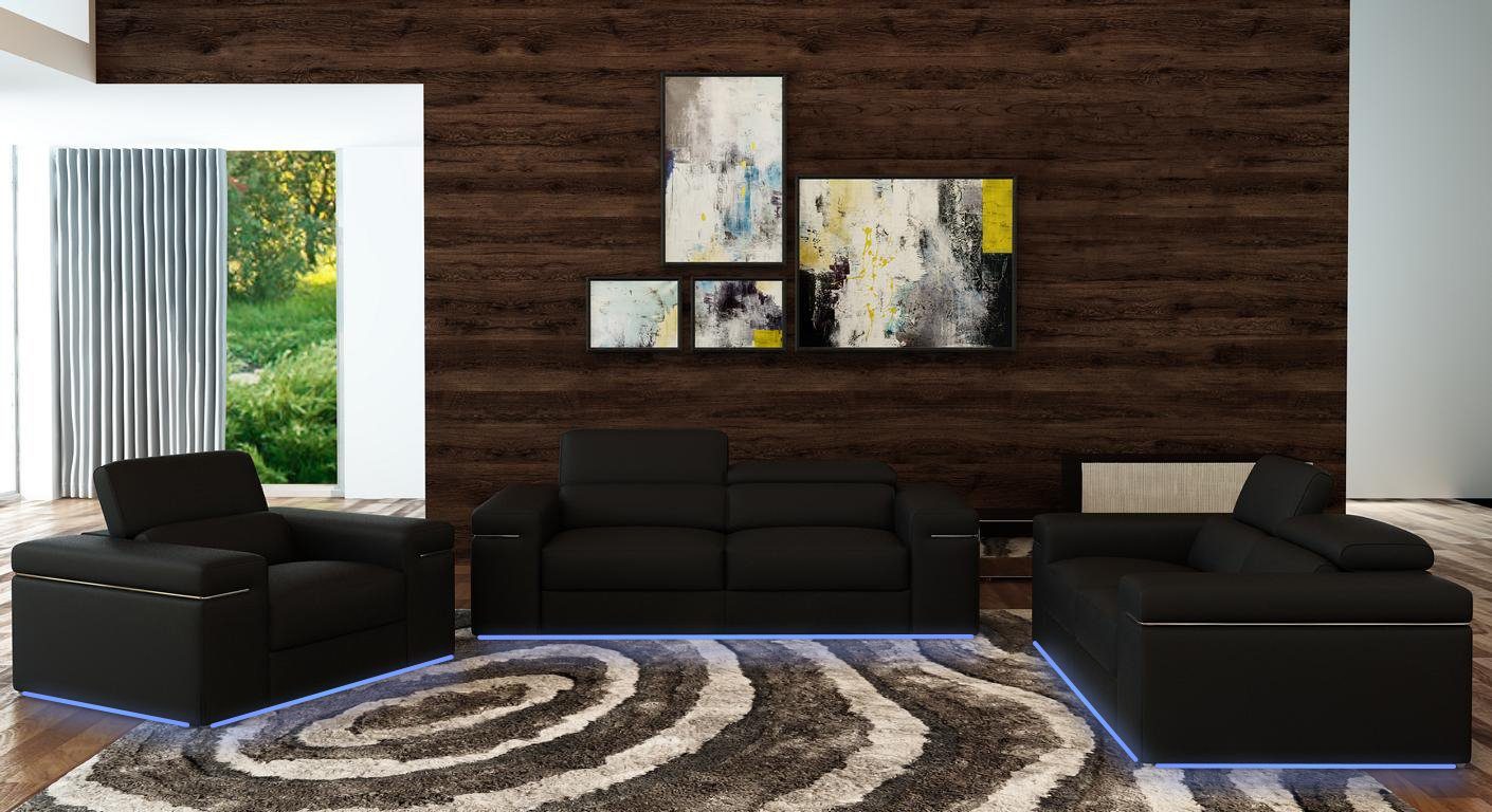 JVmoebel Sofa Moderne Rote Made in Multifunktions Europe stilvolle 3+2+1 Set, Couchgarnitur