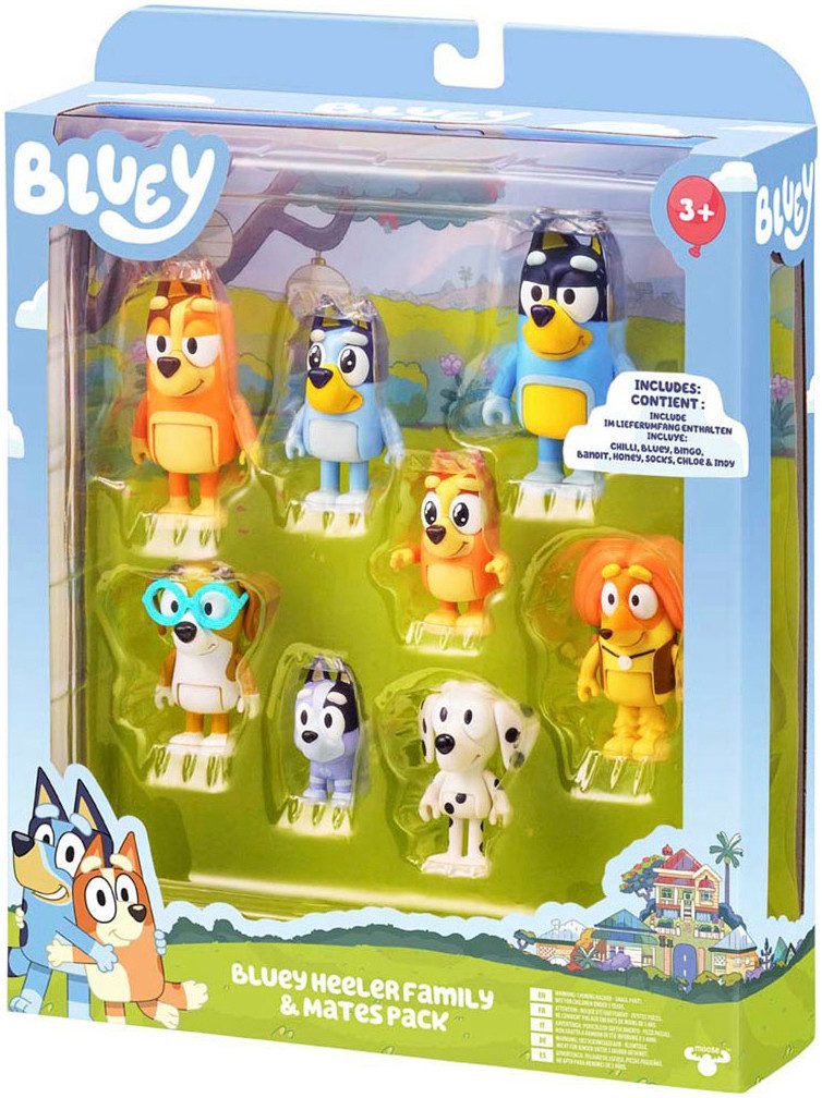 Moose Spielfigur Bluey & Familie 8er Mega-Pack