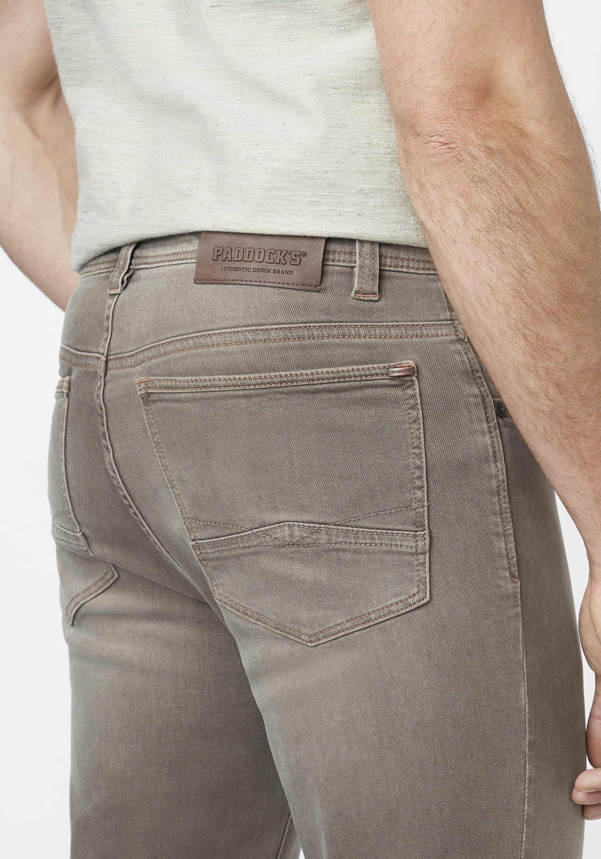 Paddock's Slim-fit-Jeans PIPE 5-Pocket & Stretch Jeans Motion mit Comfort