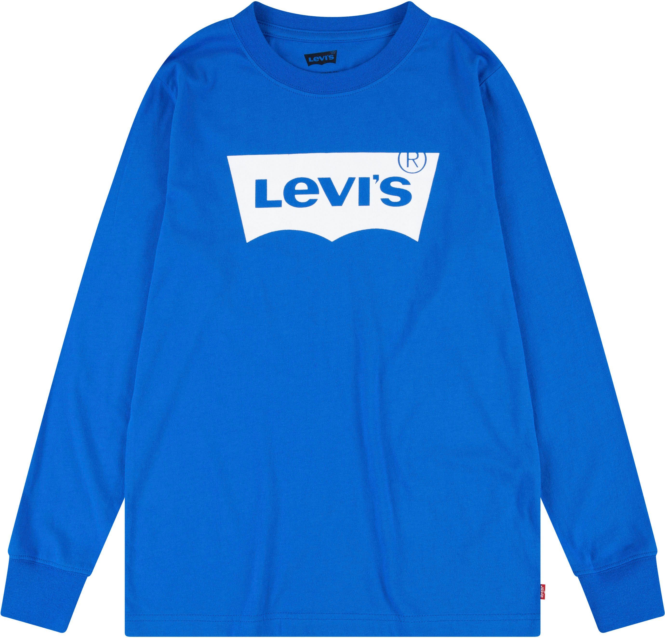 royalblau TEE for BOYS L/S Levi's® Kids BATWING Langarmshirt