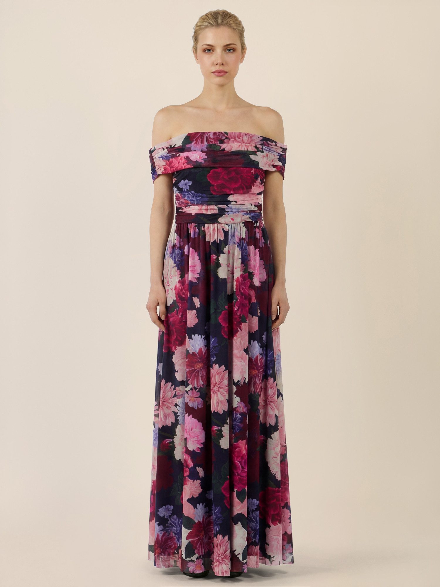 Apart Abendkleid mit floralem Print
