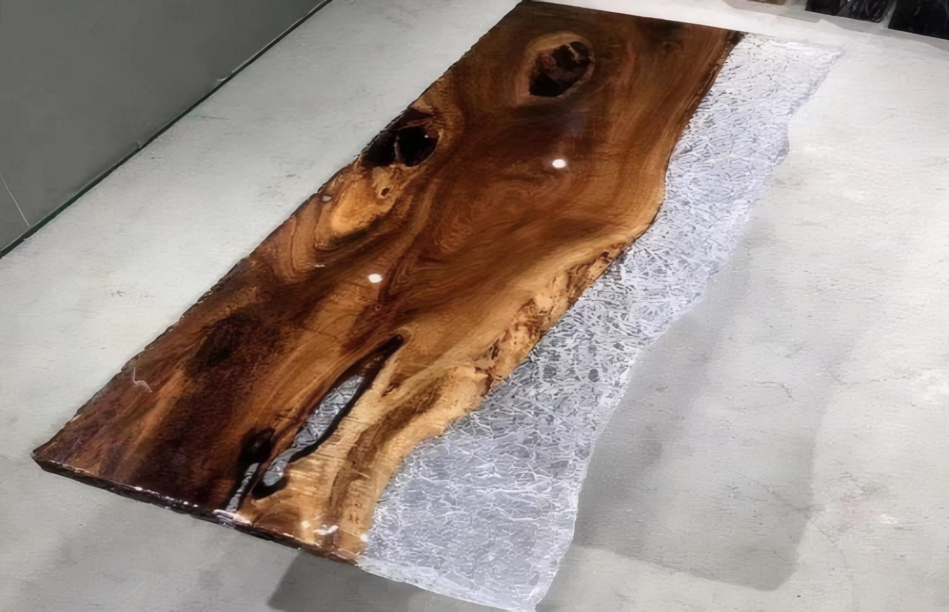 JVmoebel Esstisch JVMoebel Transparenter Harztisch mit edler Tischplatte (Packung, 1-St., Tisch), Made in Europa