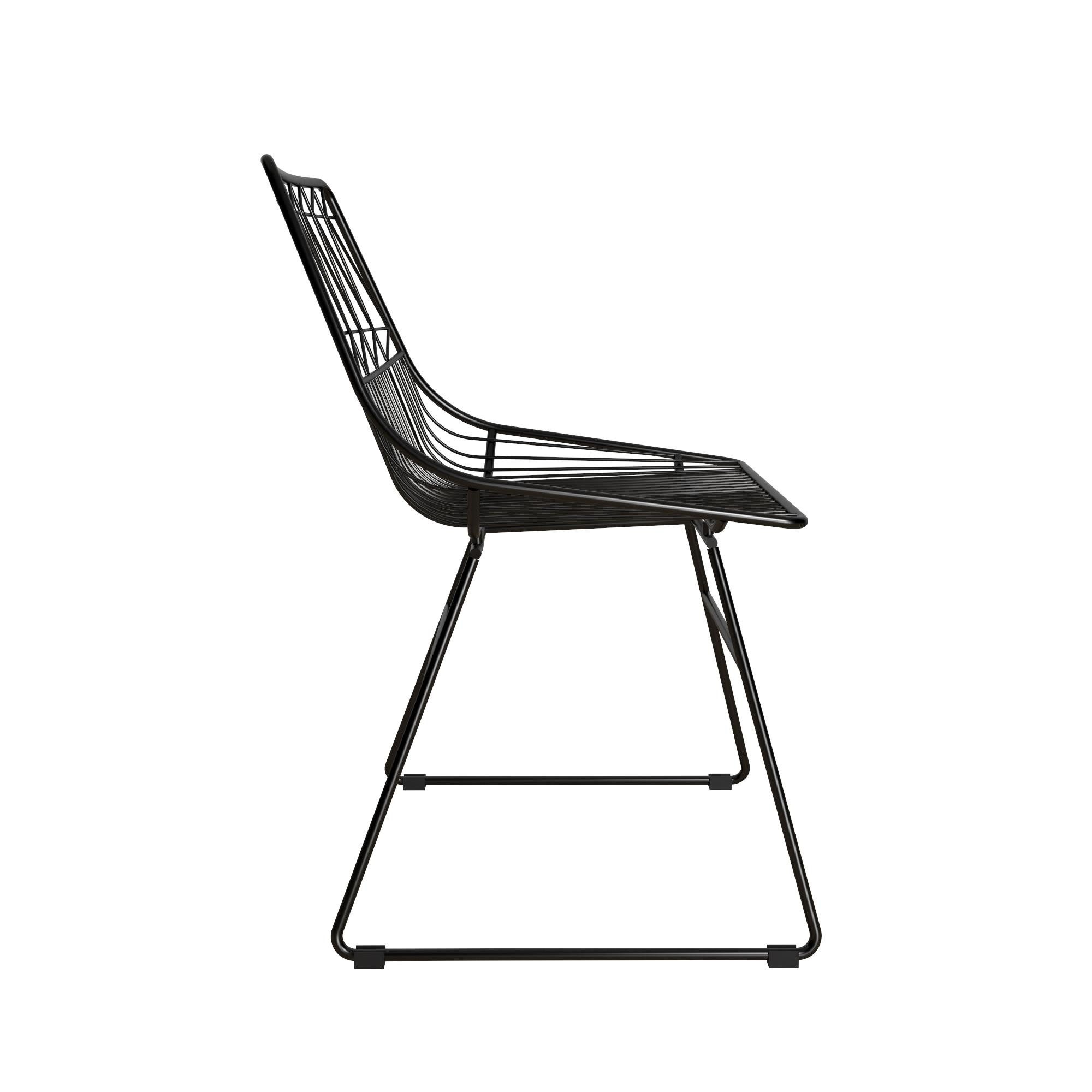 loft24 Esszimmerstuhl Astrid (1 St), Metallstuhl mit Sitzhöhe 45 cm