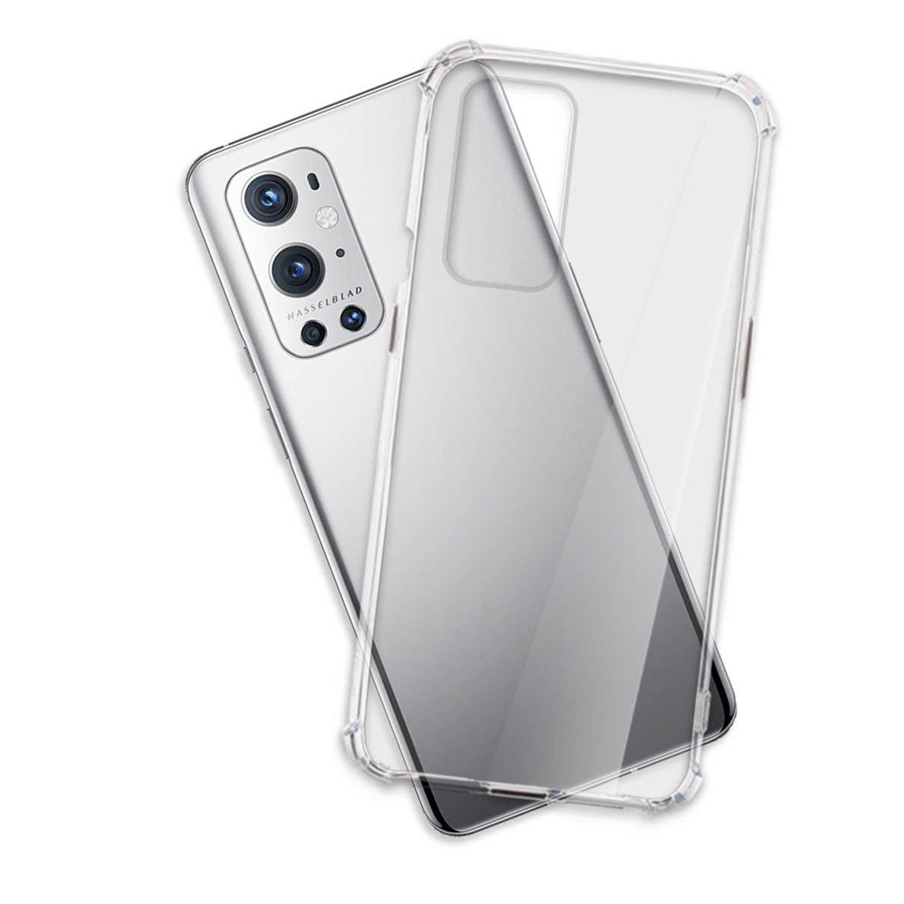 mtb more energy Smartphone-Hülle Clear Armor Case für OnePlus 9, Transparente TPU Schutzhülle Case Backcover mit Anti-Shock Verstärkung